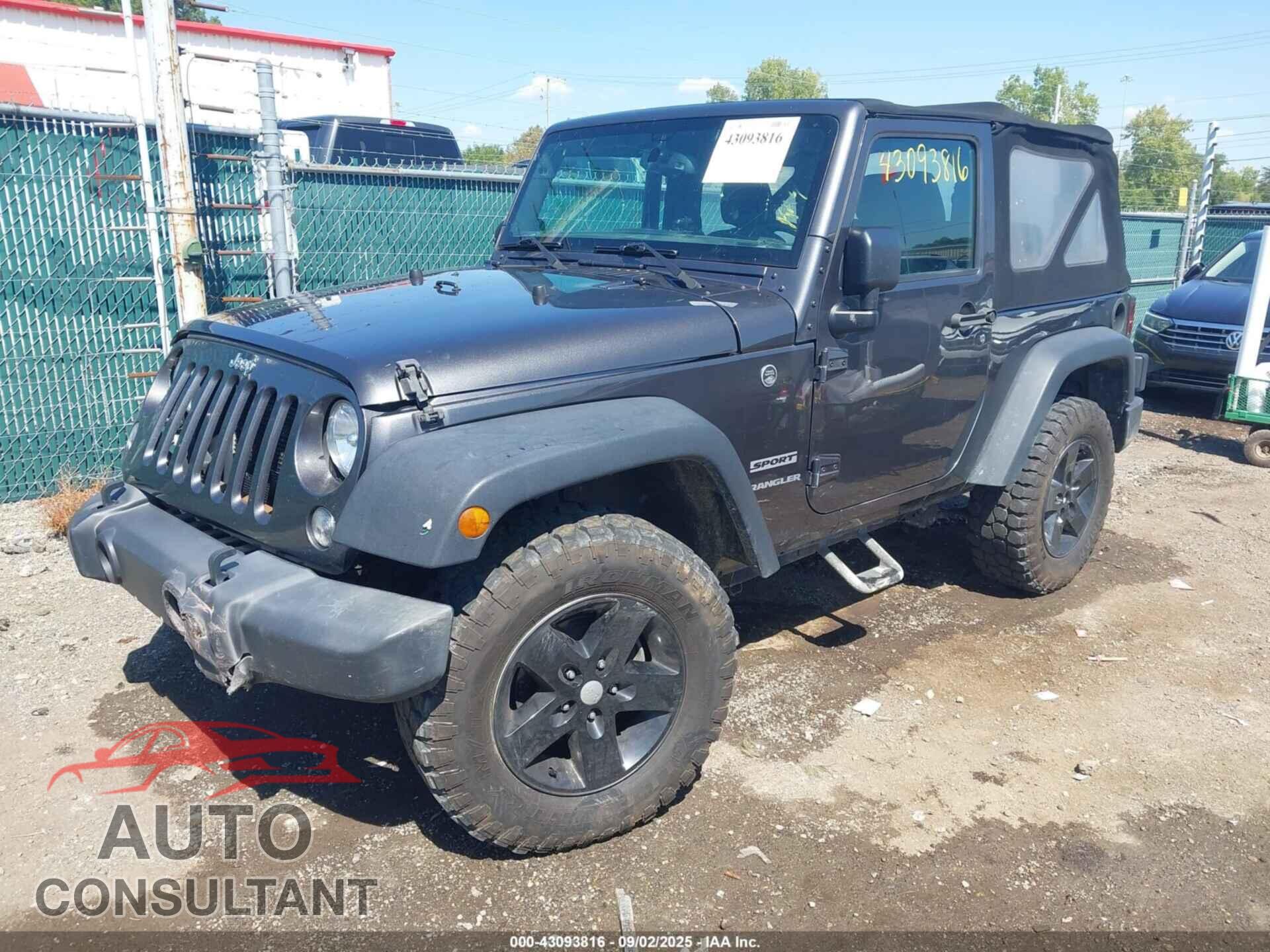 JEEP WRANGLER 2017 - 1C4AJWAG5HL743005