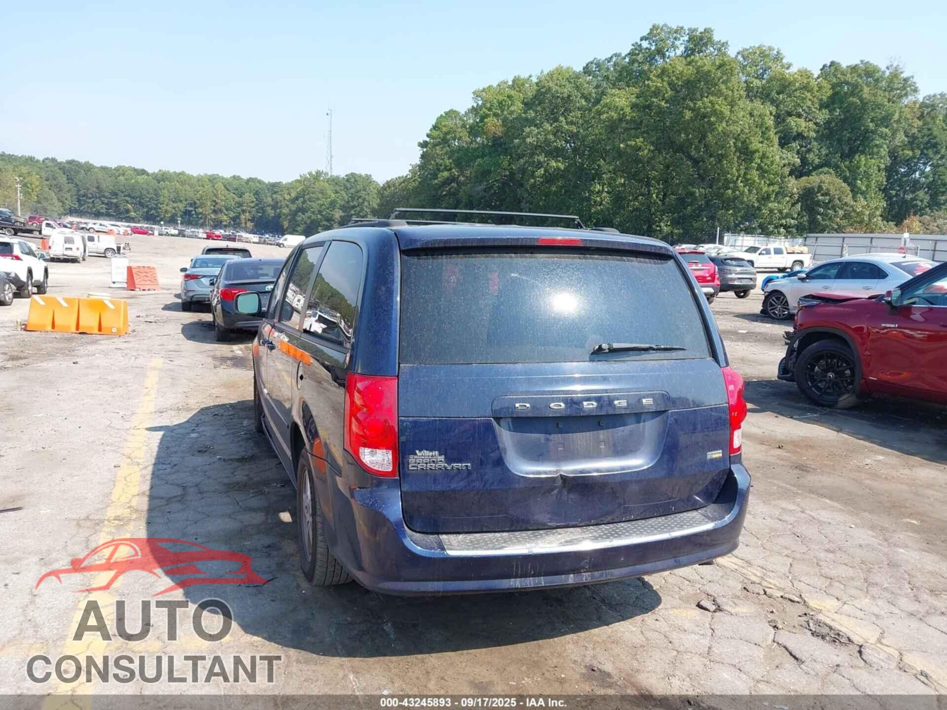 DODGE GRAND CARAVAN 2012 - 2C4RDGCG6CR310337