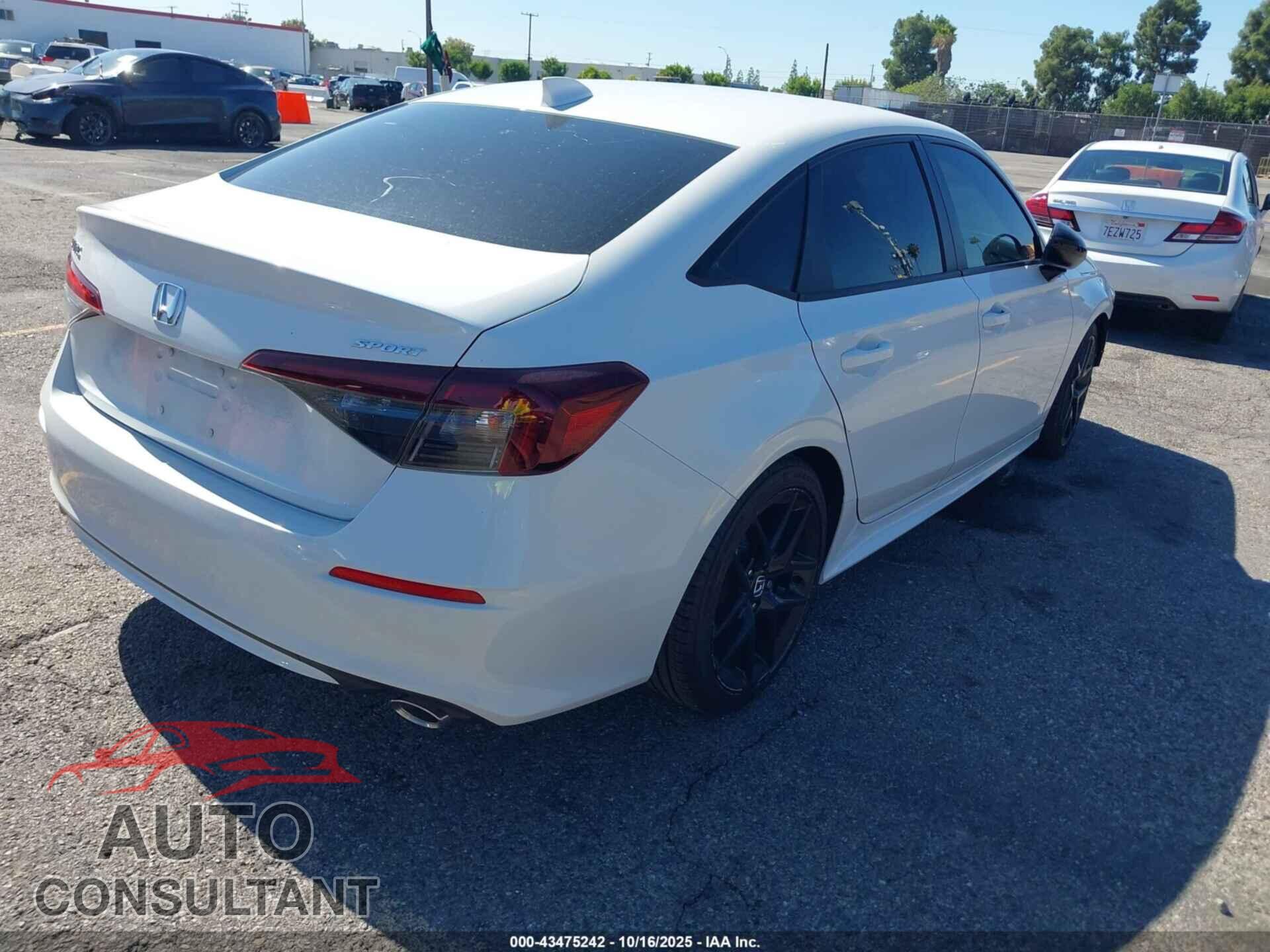 HONDA CIVIC 2025 - 2HGFE2F53SH562131