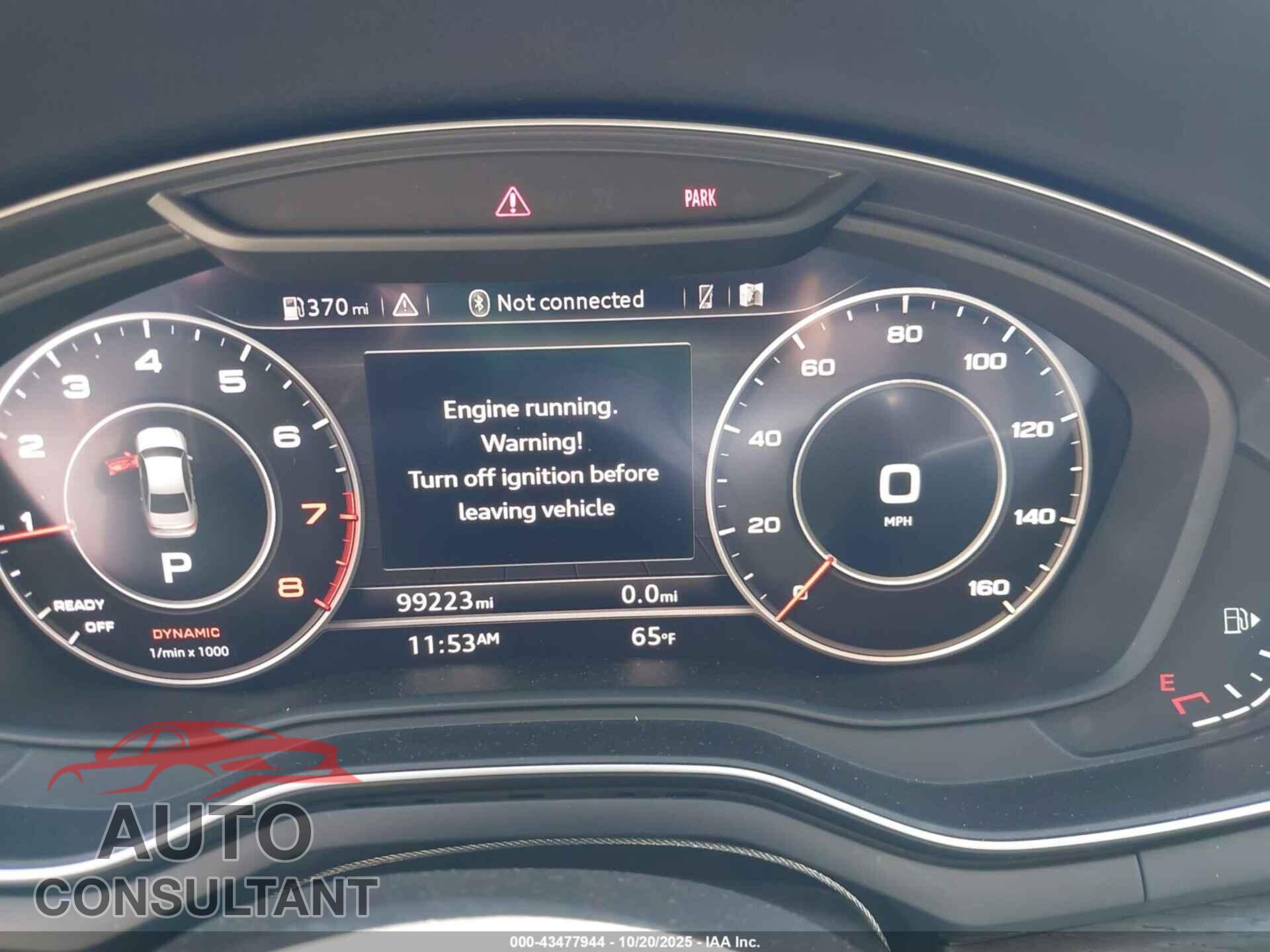 AUDI A4 2017 - WAUDNAF49HN045677