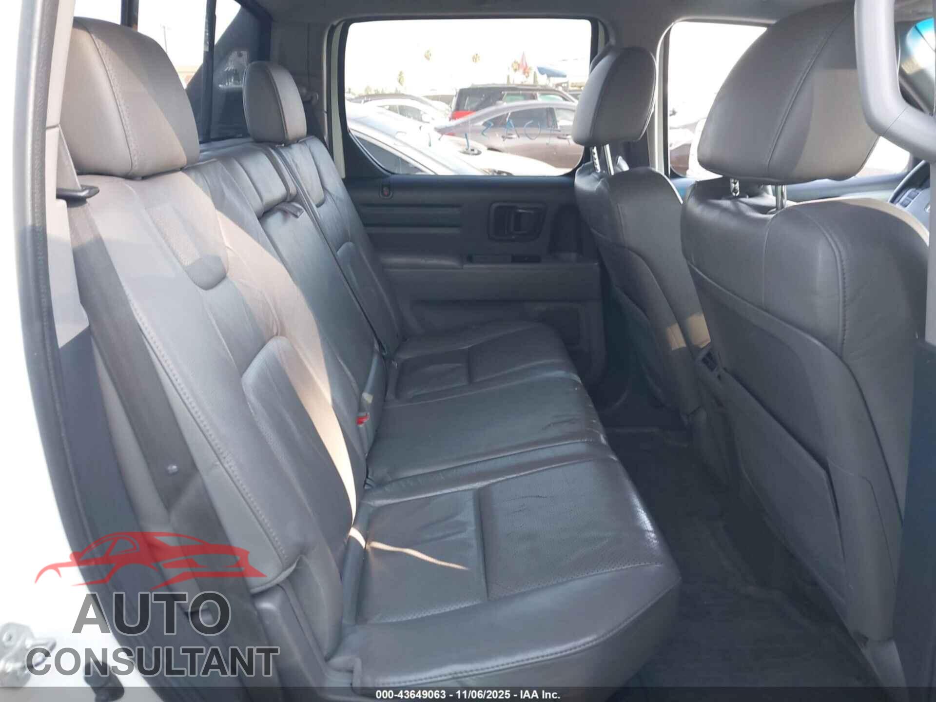 HONDA RIDGELINE 2011 - 5FPYK1F52BB002415