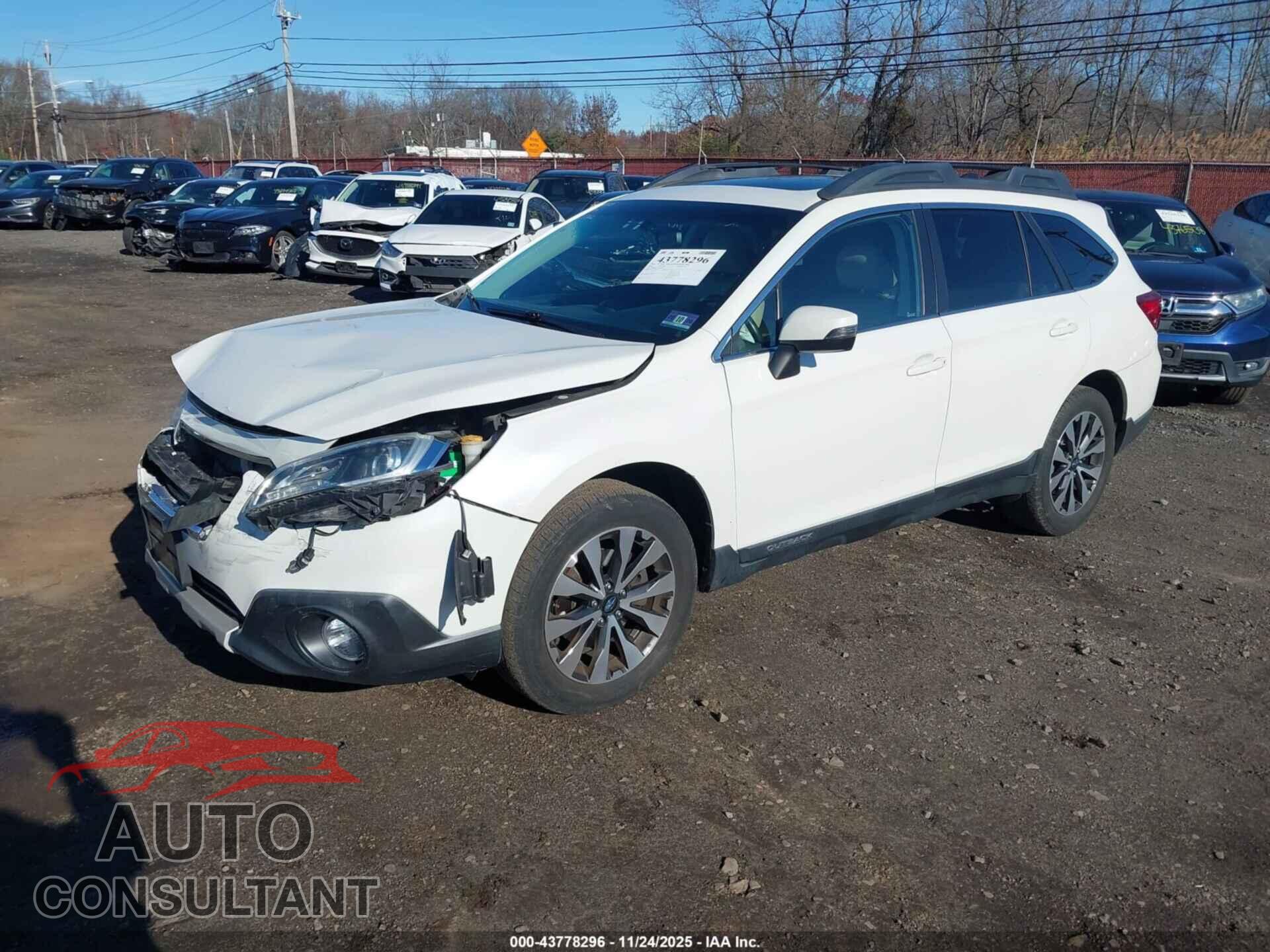 SUBARU OUTBACK 2016 - 4S4BSALC7G3225762