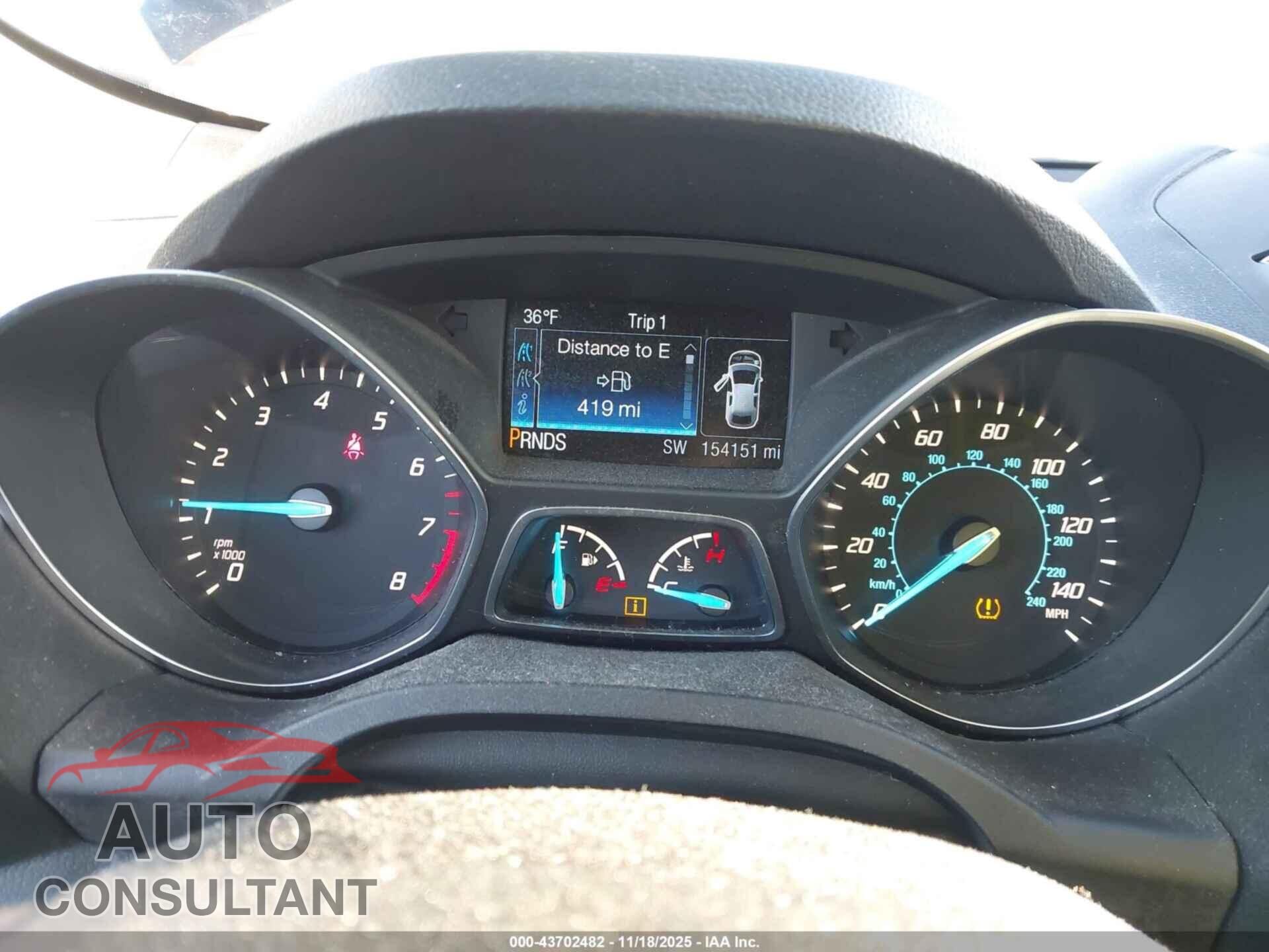 FORD ESCAPE 2015 - 1FMCU9J90FUA76687