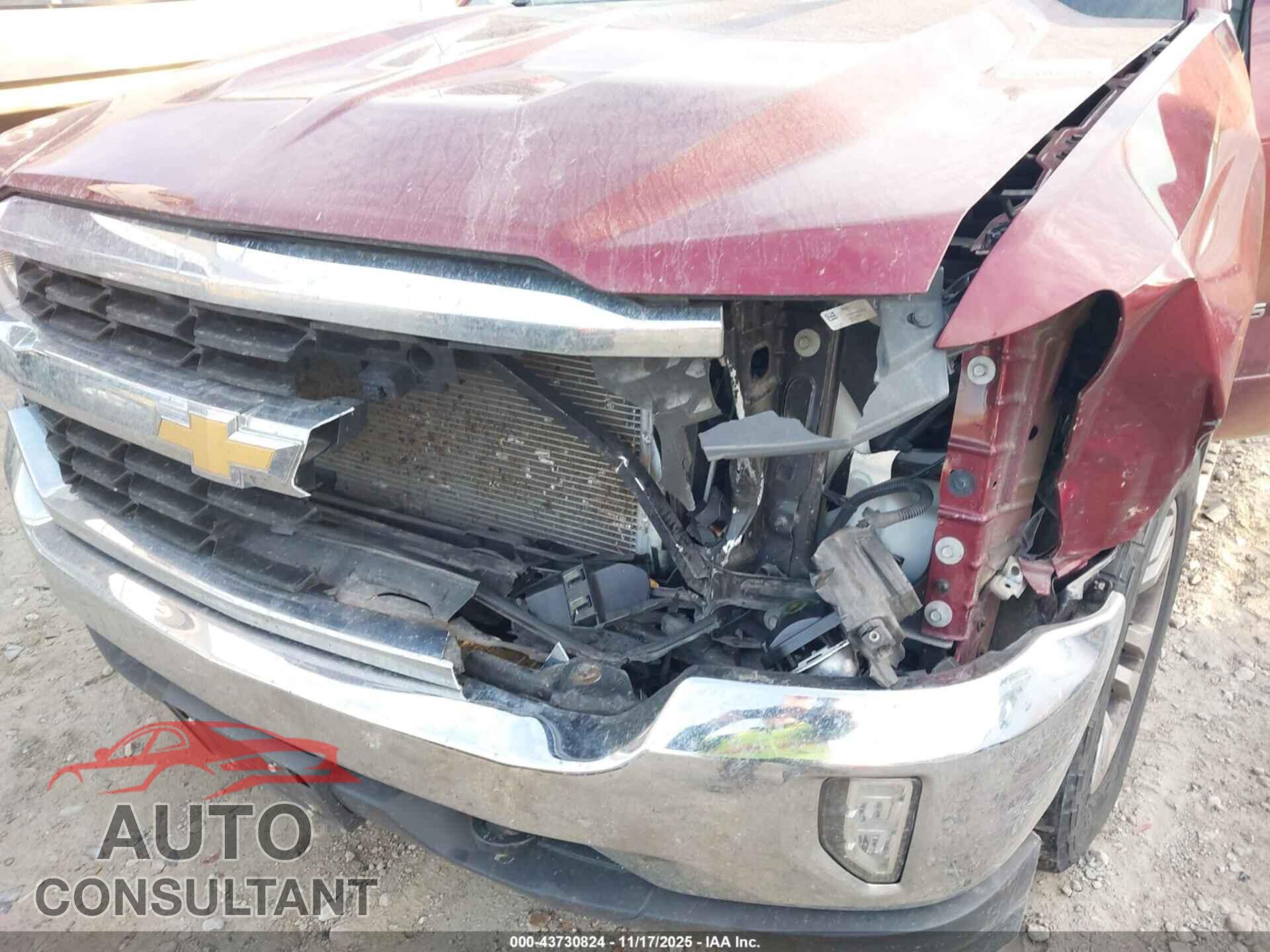 CHEVROLET SILVERADO 1500 2016 - 1GCVKREC7GZ286443
