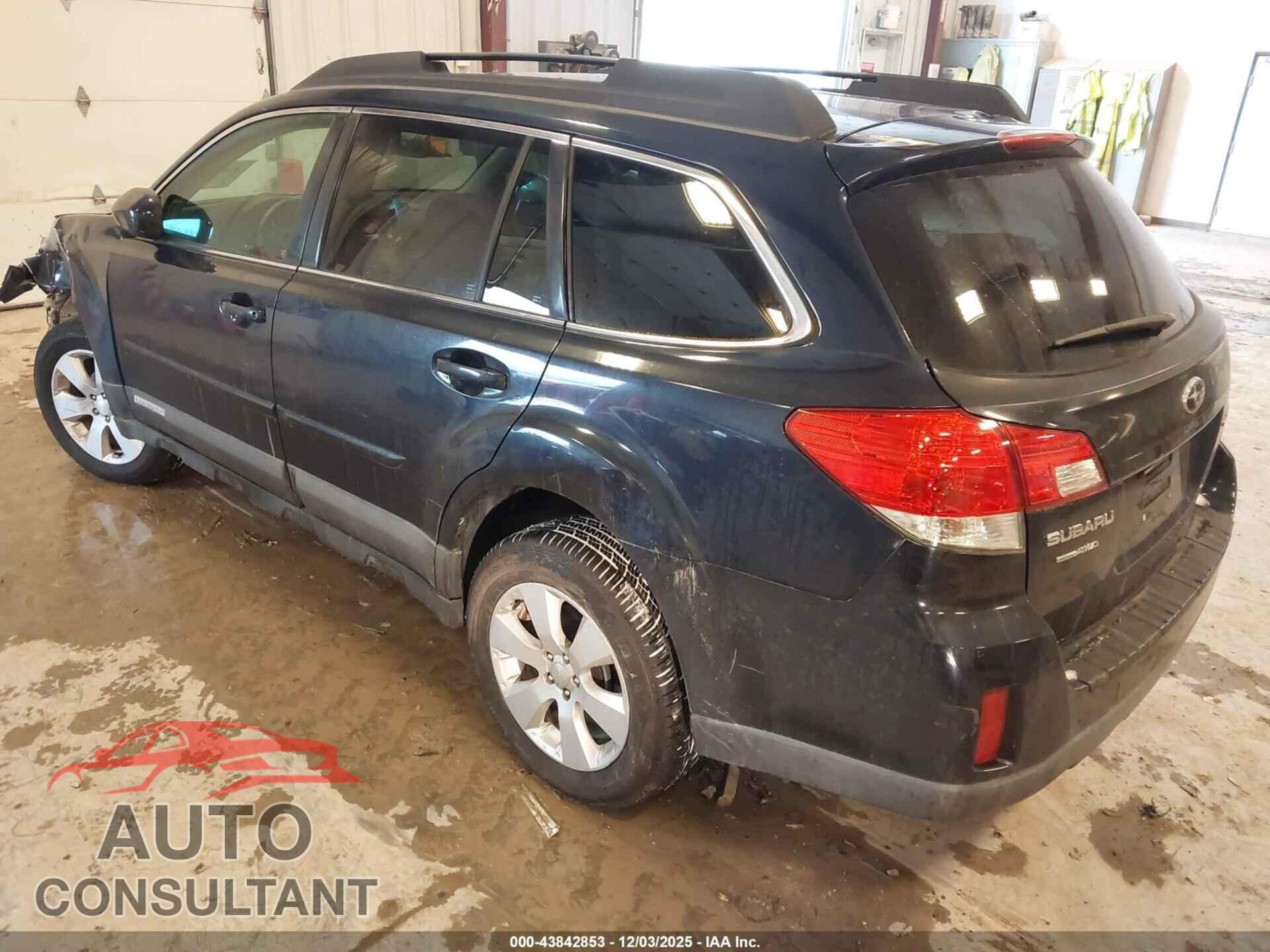 SUBARU OUTBACK 2012 - 4S4BRBBC9C1215291