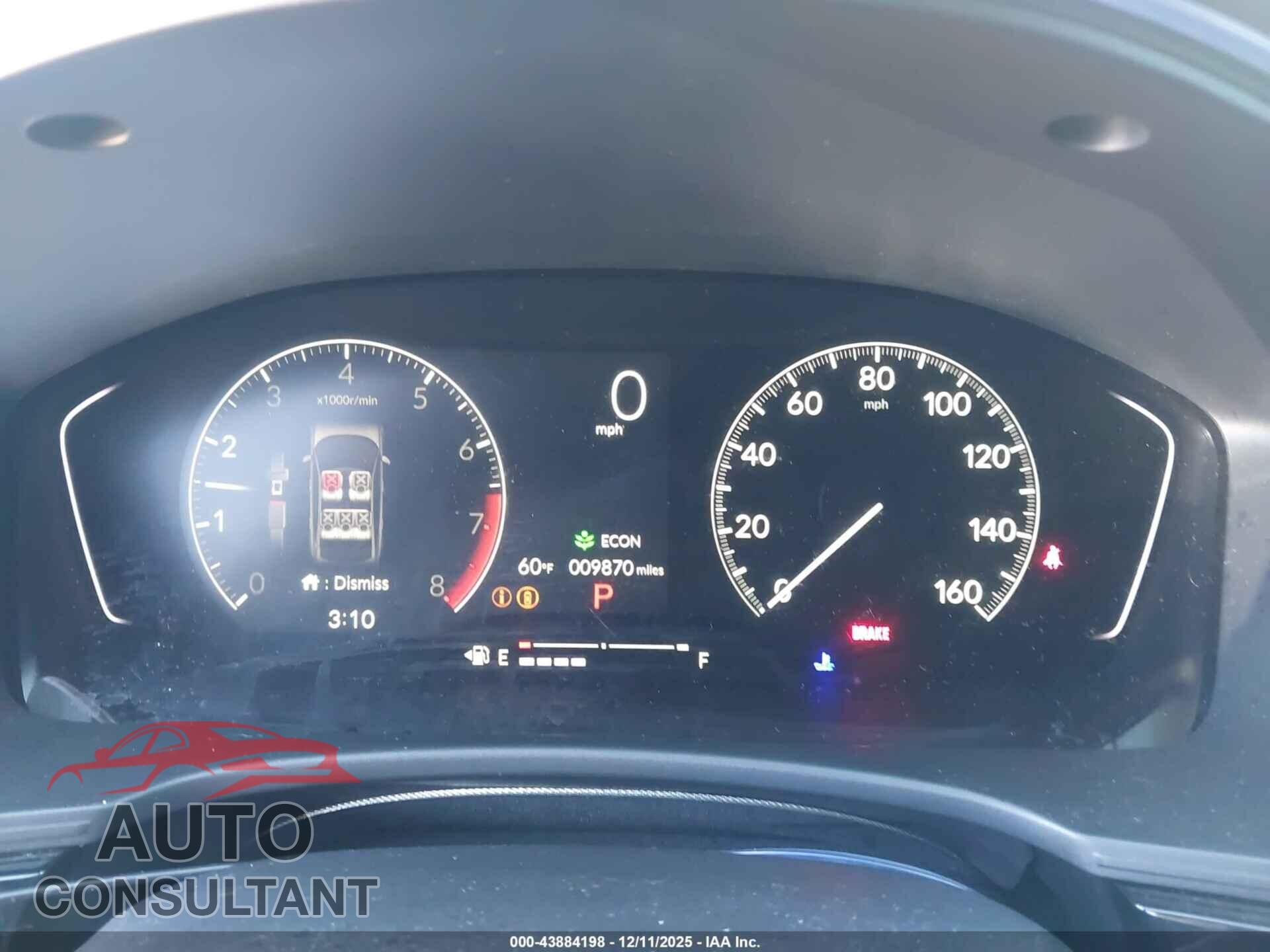 HONDA CIVIC 2025 - 2HGFE2F52SH604837