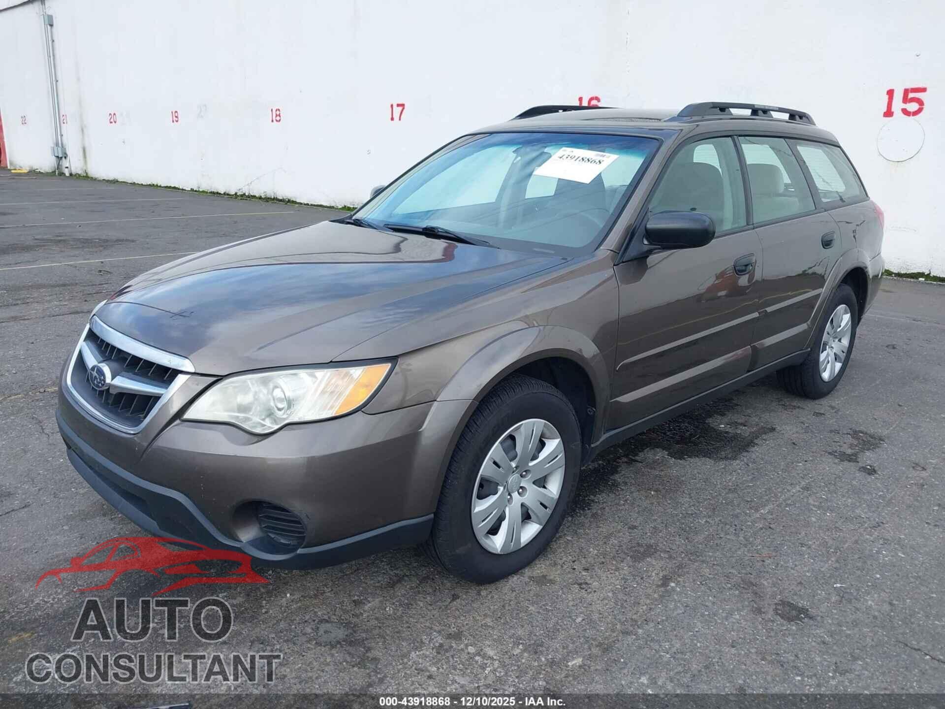 SUBARU OUTBACK 2009 - 4S4BP60C797317565