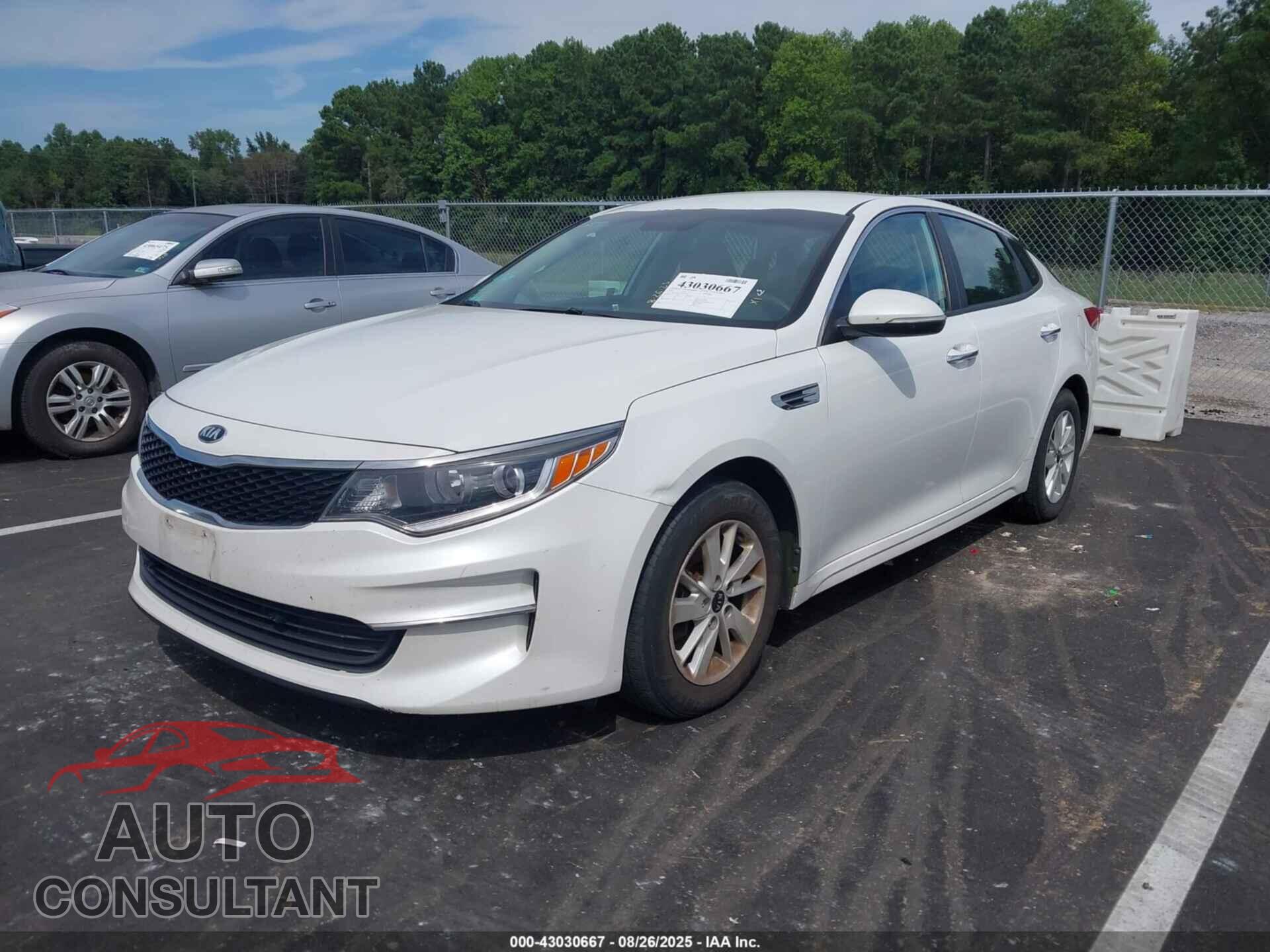 KIA OPTIMA 2016 - KNAGT4L34G5073708