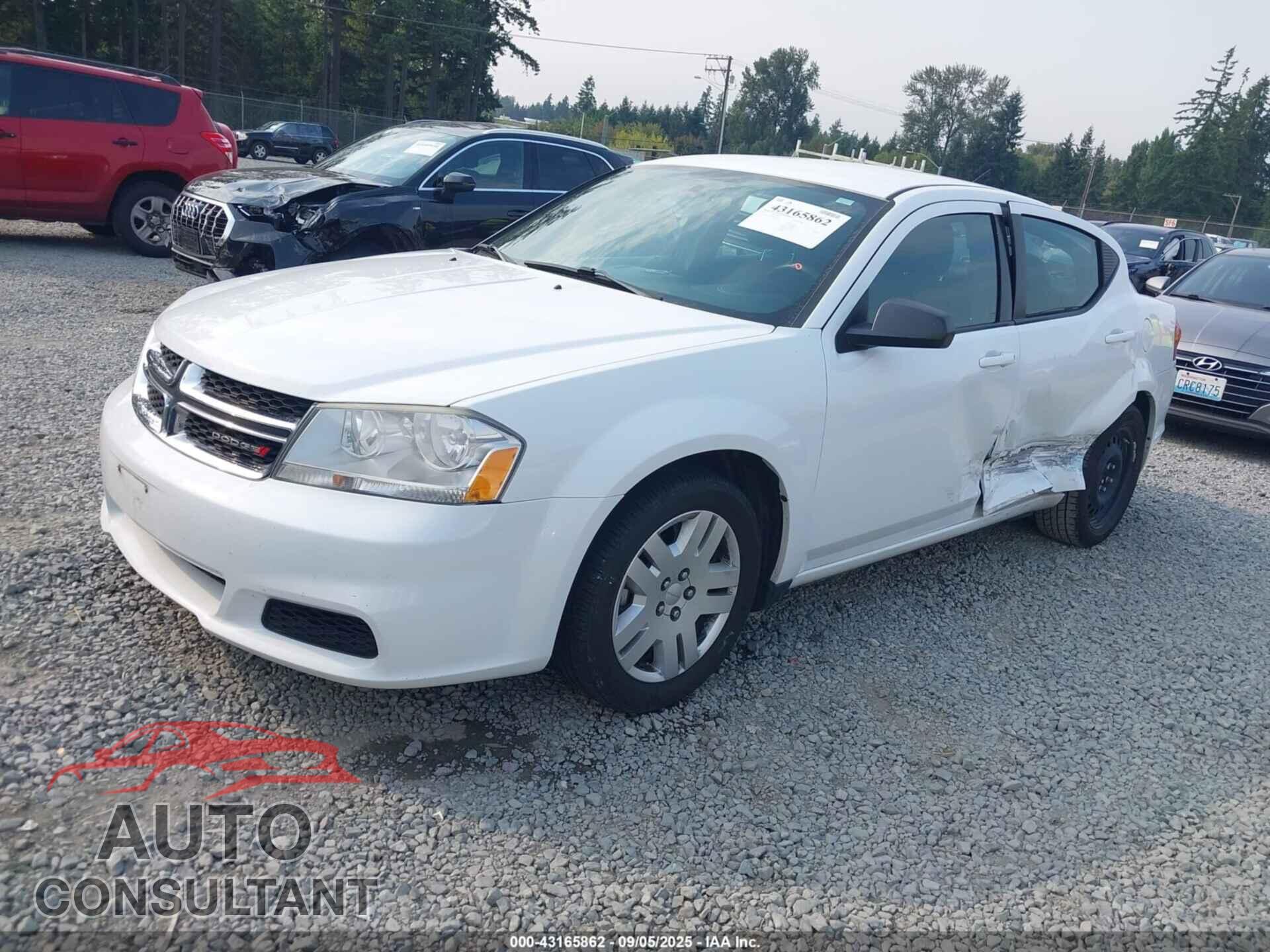 DODGE AVENGER 2014 - 1C3CDZAB9EN202954