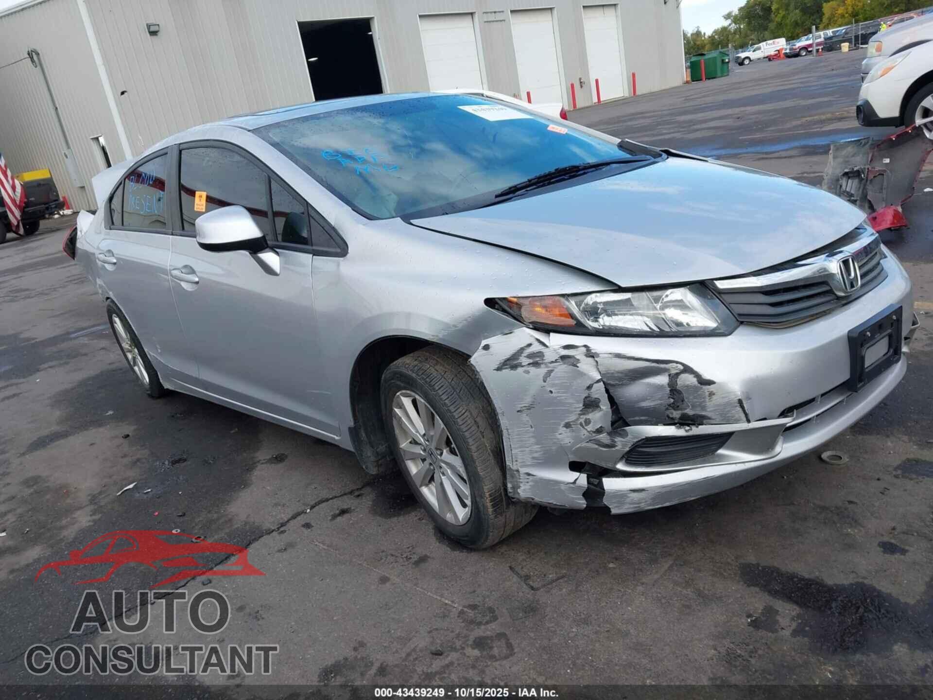 HONDA CIVIC 2012 - 2HGFB2F98CH504464