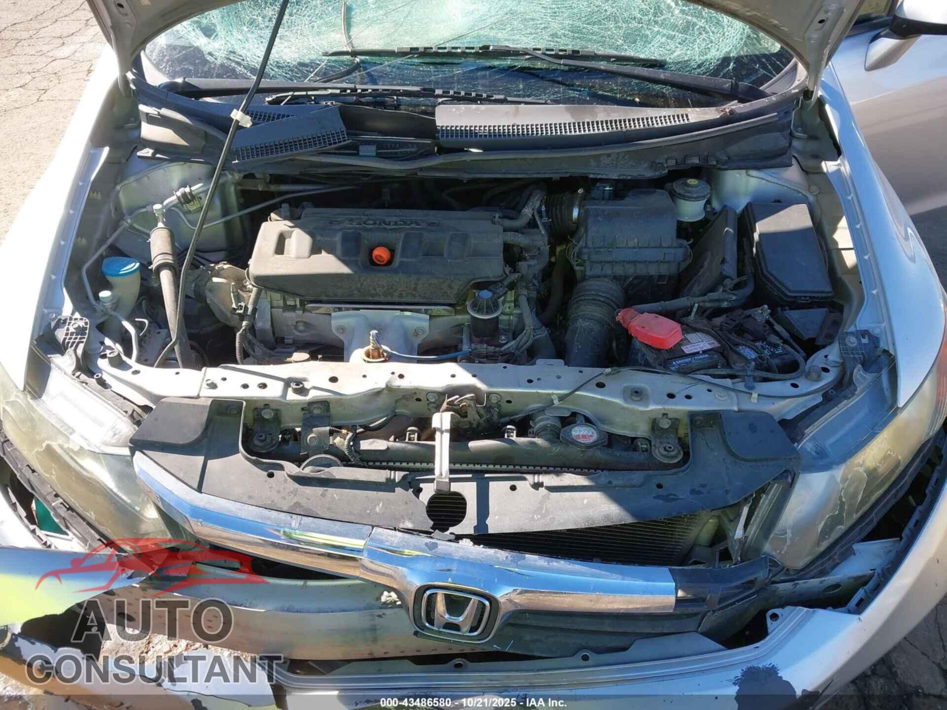 HONDA CIVIC 2012 - 19XFB2F84CE381456