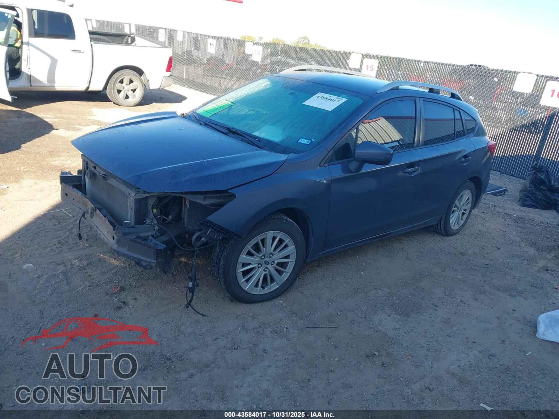 SUBARU IMPREZA 2017 - 4S3GTAB60H3743460