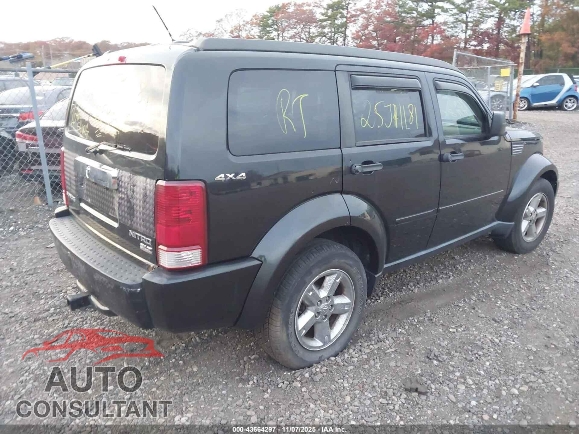 DODGE NITRO 2009 - 1D8GU58K49W542901