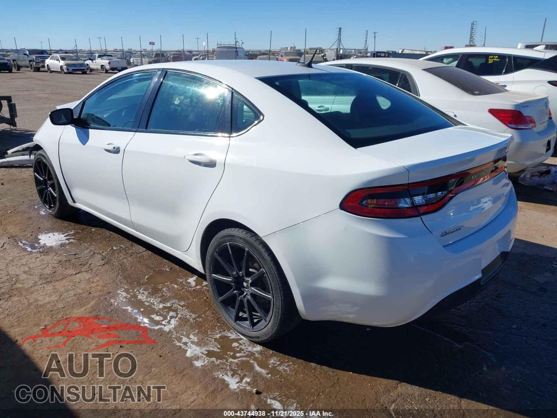 DODGE DART 2015 - 1C3CDFAAXFD159934