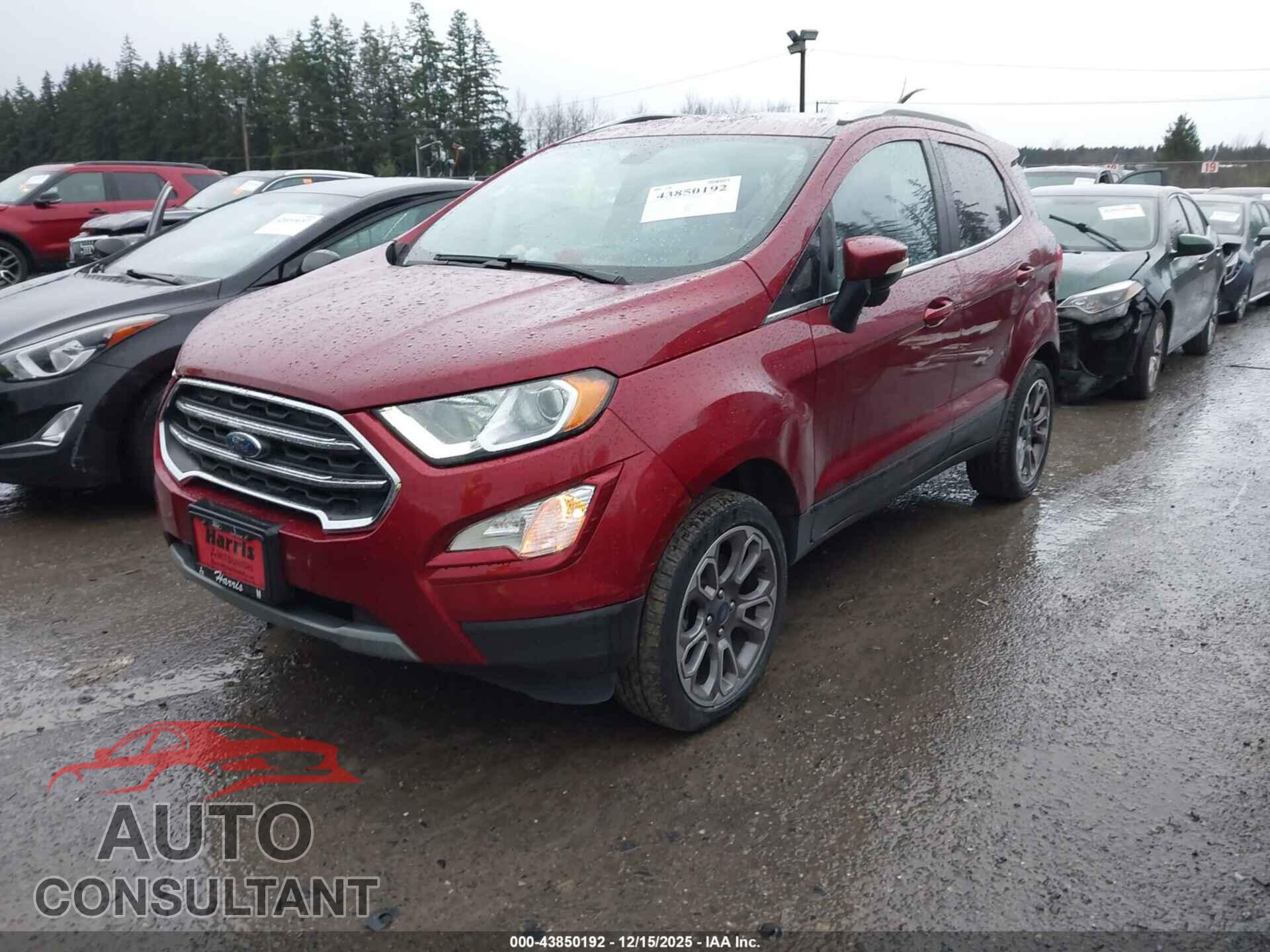 FORD ECOSPORT 2020 - MAJ6S3KL4LC332139