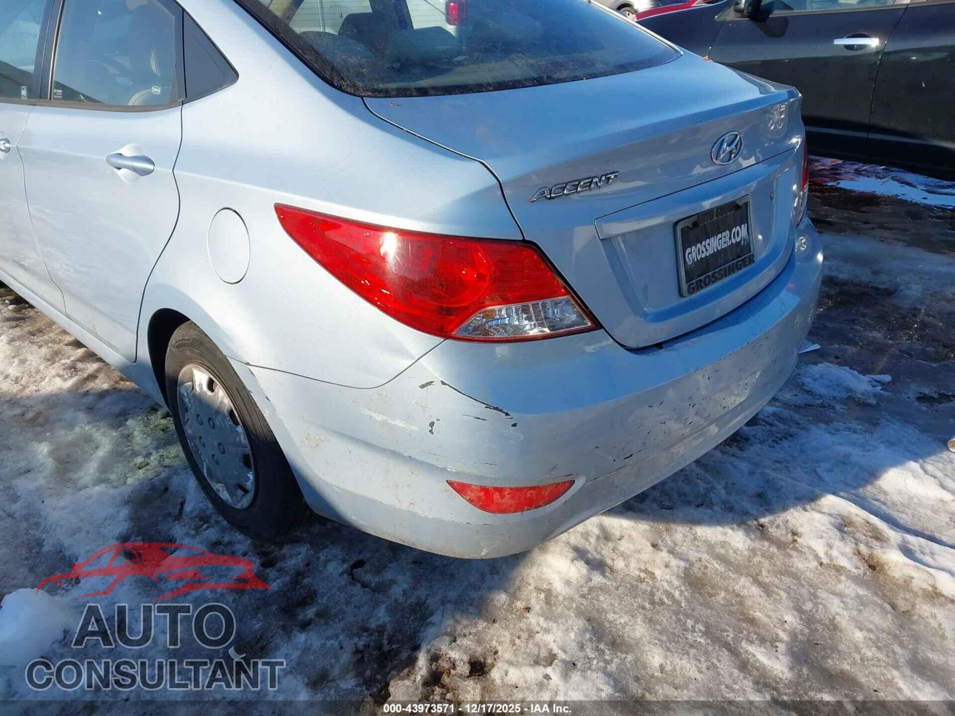 HYUNDAI ACCENT 2012 - KMHCT4AE1CU100171