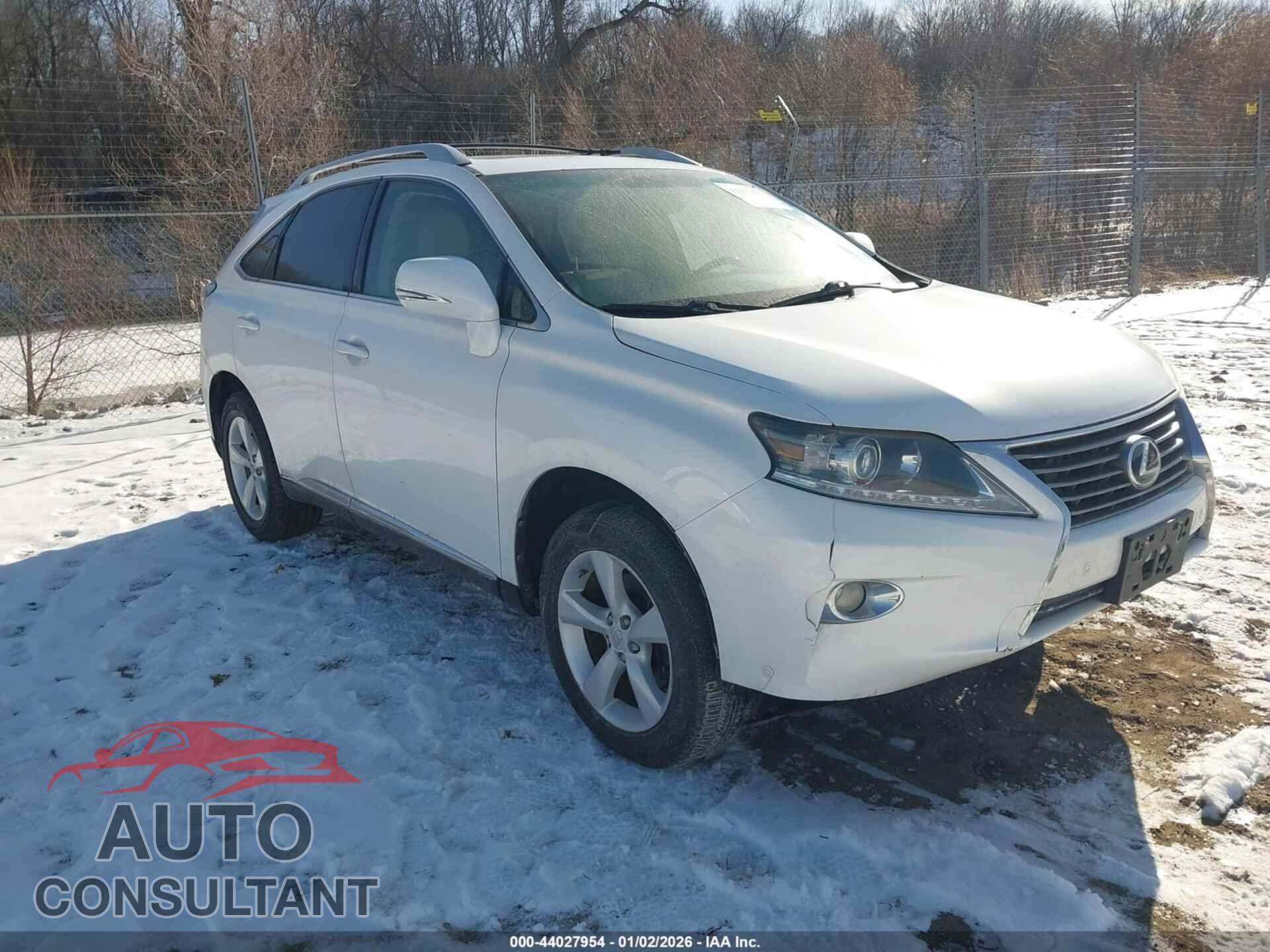 LEXUS RX 350 2013 - 2T2BK1BA5DC192943