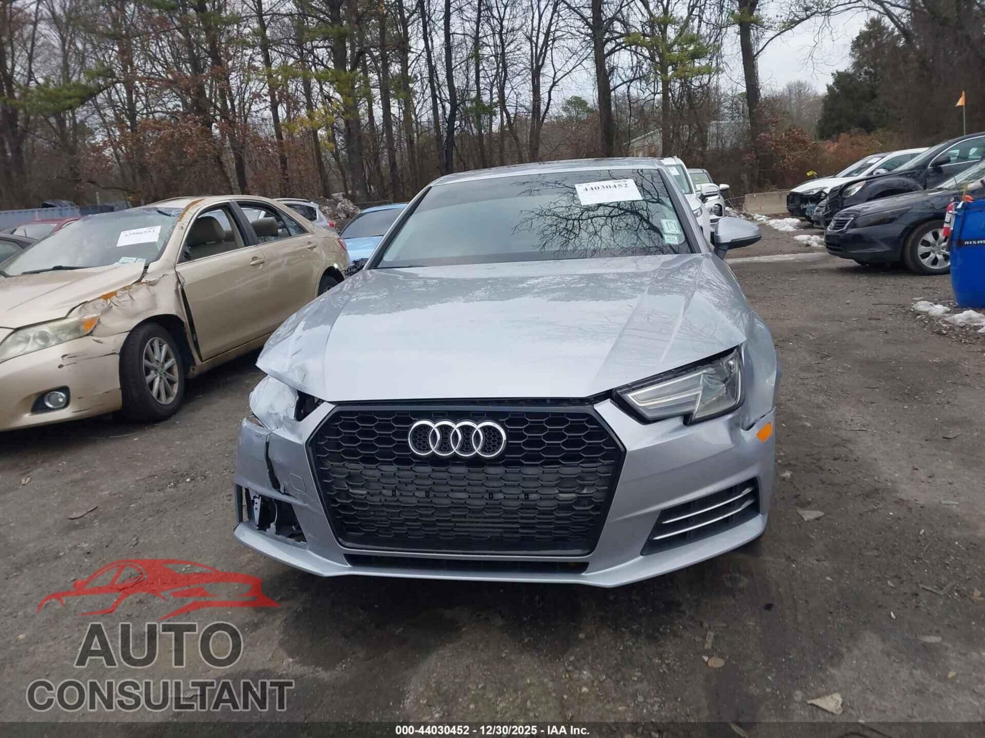 AUDI A4 2017 - WAUANAF40HN044971