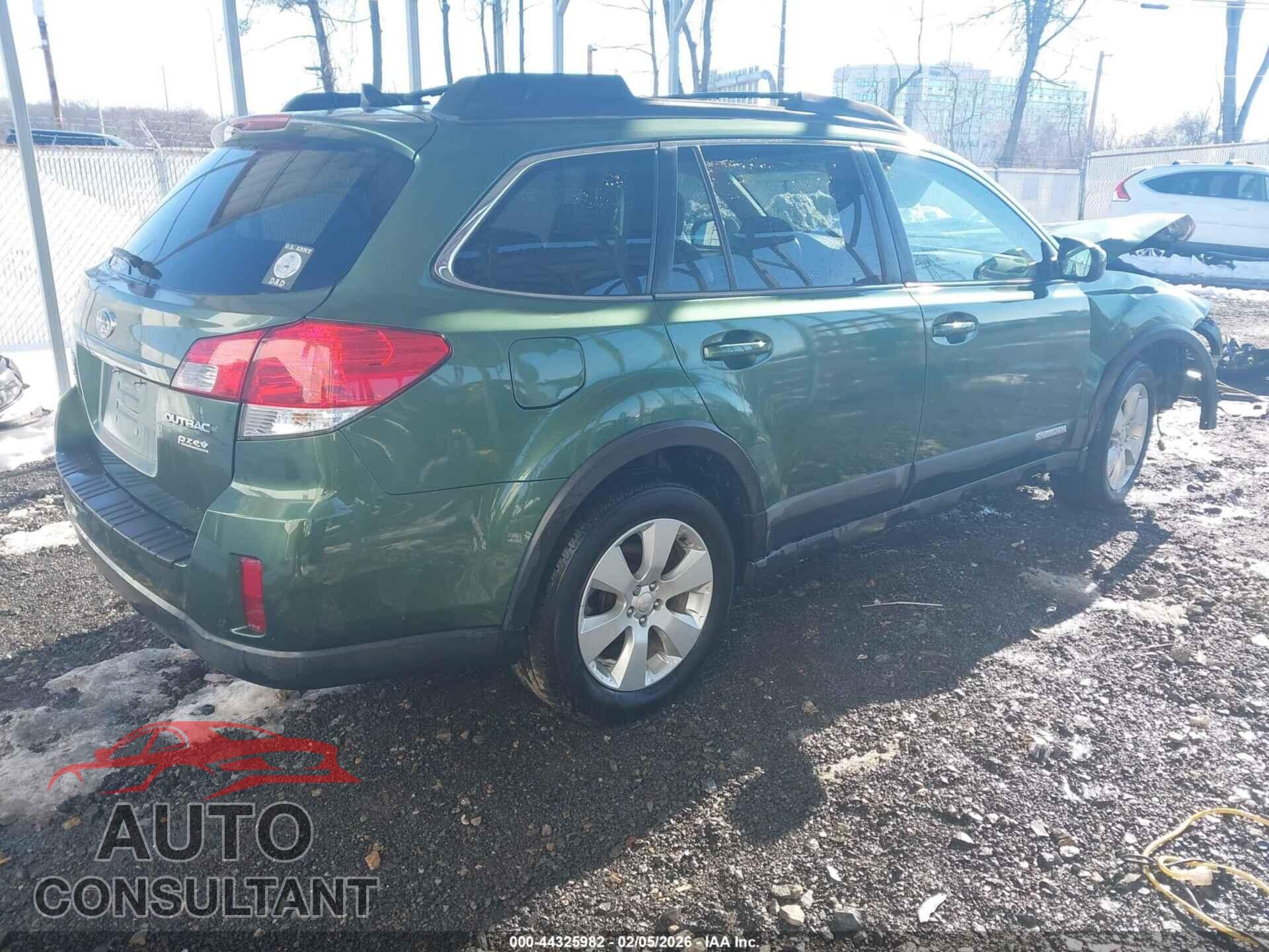 SUBARU OUTBACK 2011 - 4S4BRBLC1B3375070