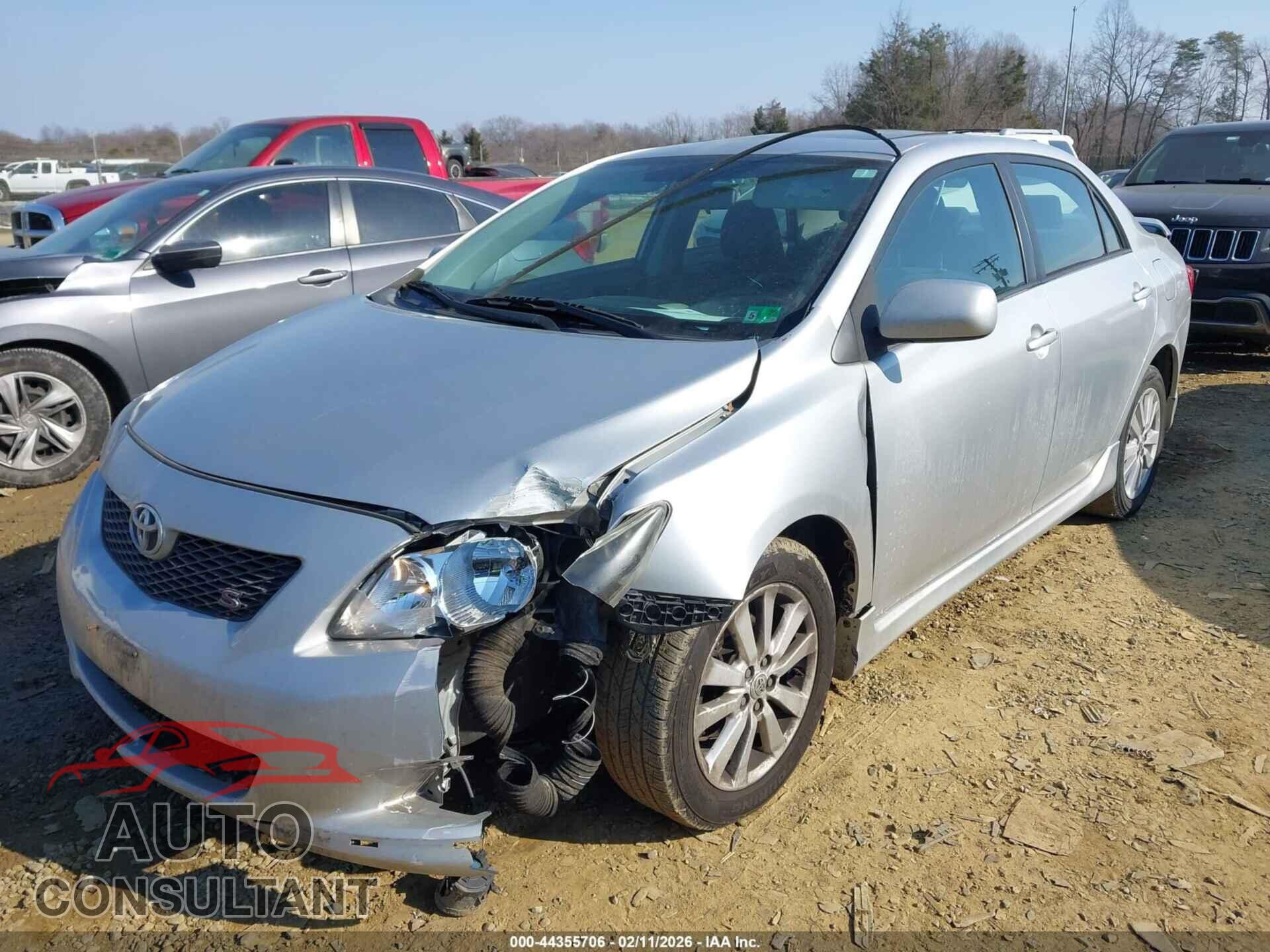 TOYOTA COROLLA 2009 - 2T1BU40E99C073788
