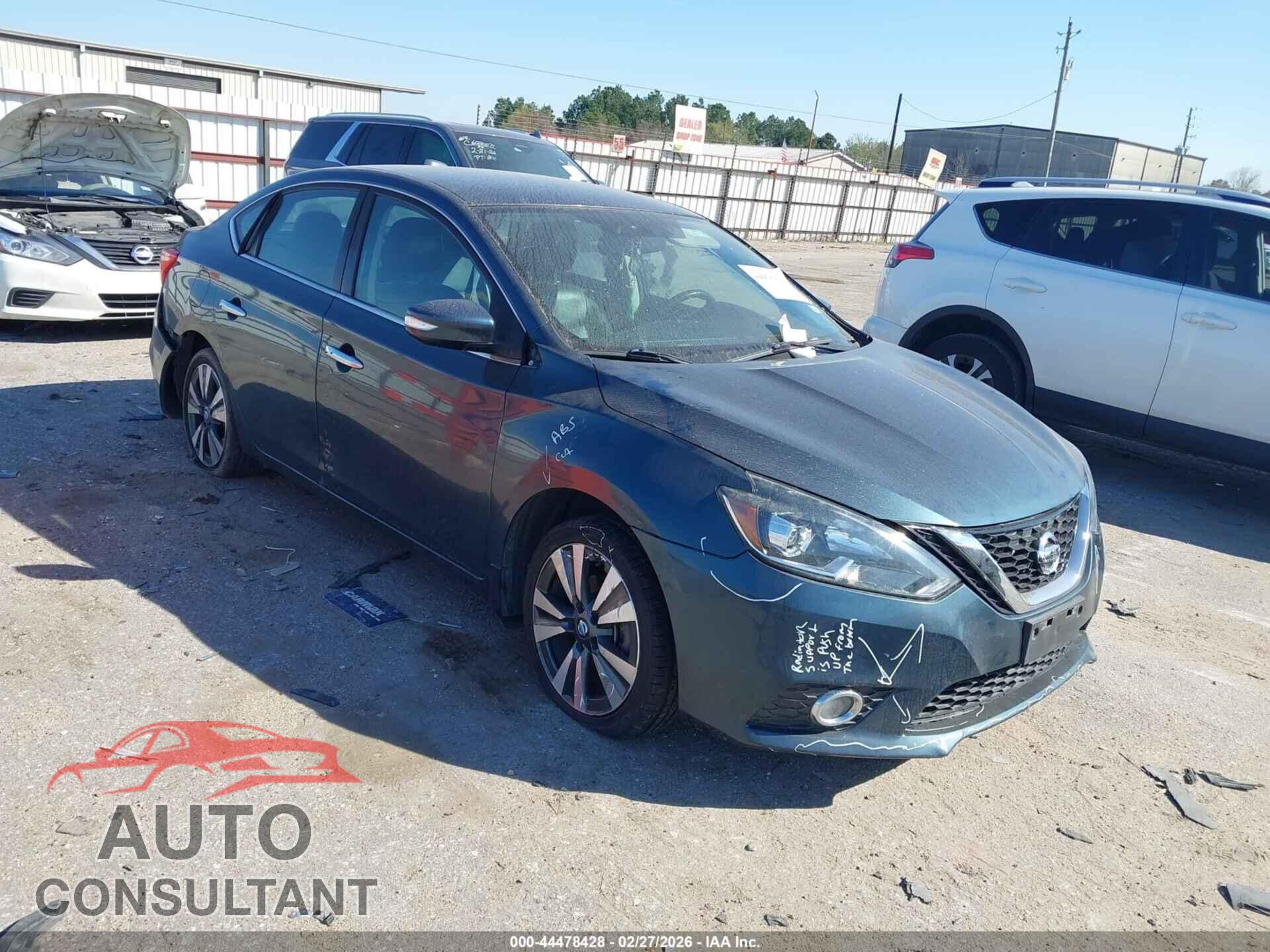 NISSAN SENTRA 2017 - 3N1AB7AP3HY262859