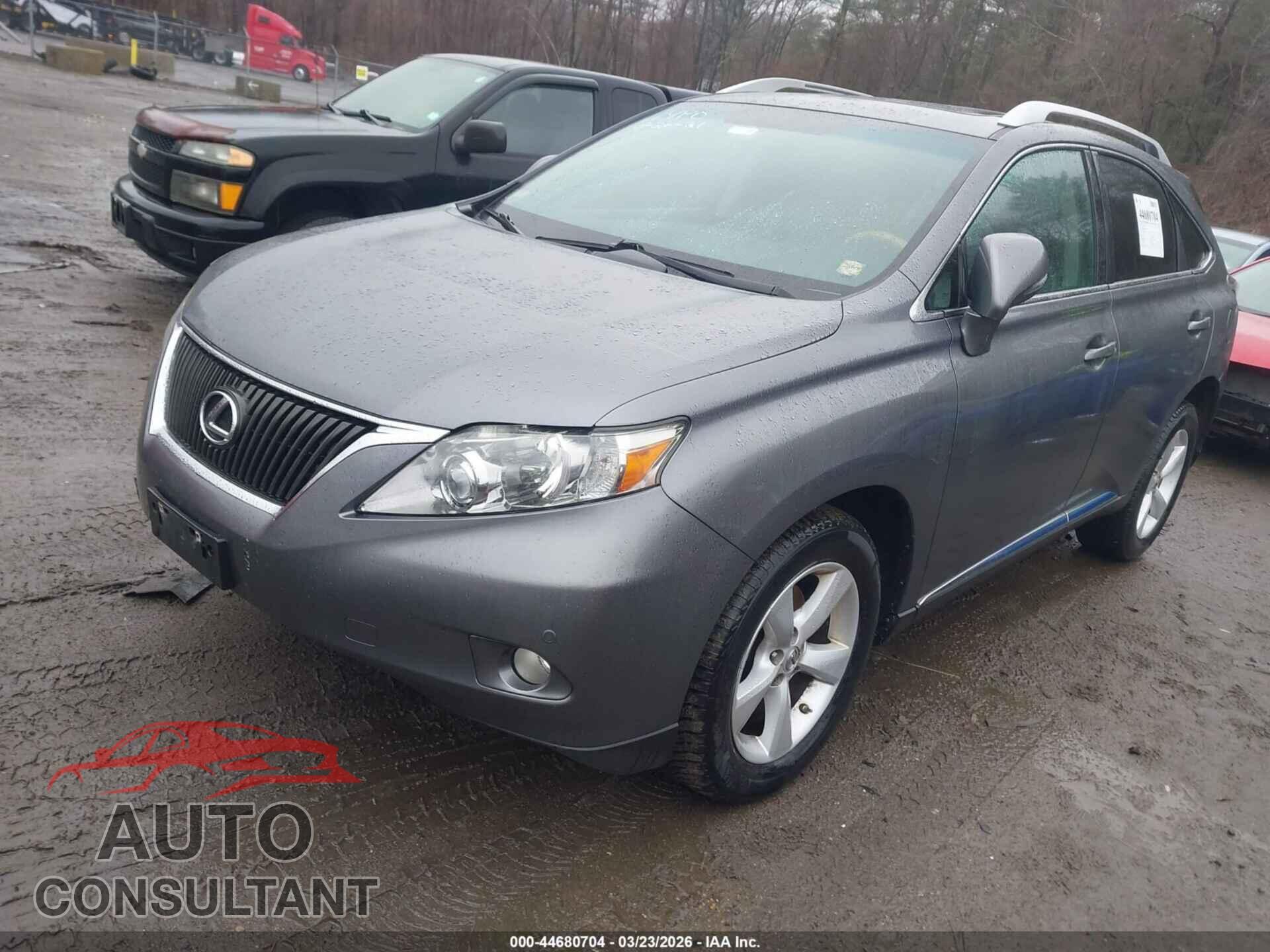LEXUS RX 350 2012 - 2T2BK1BA4CC124681