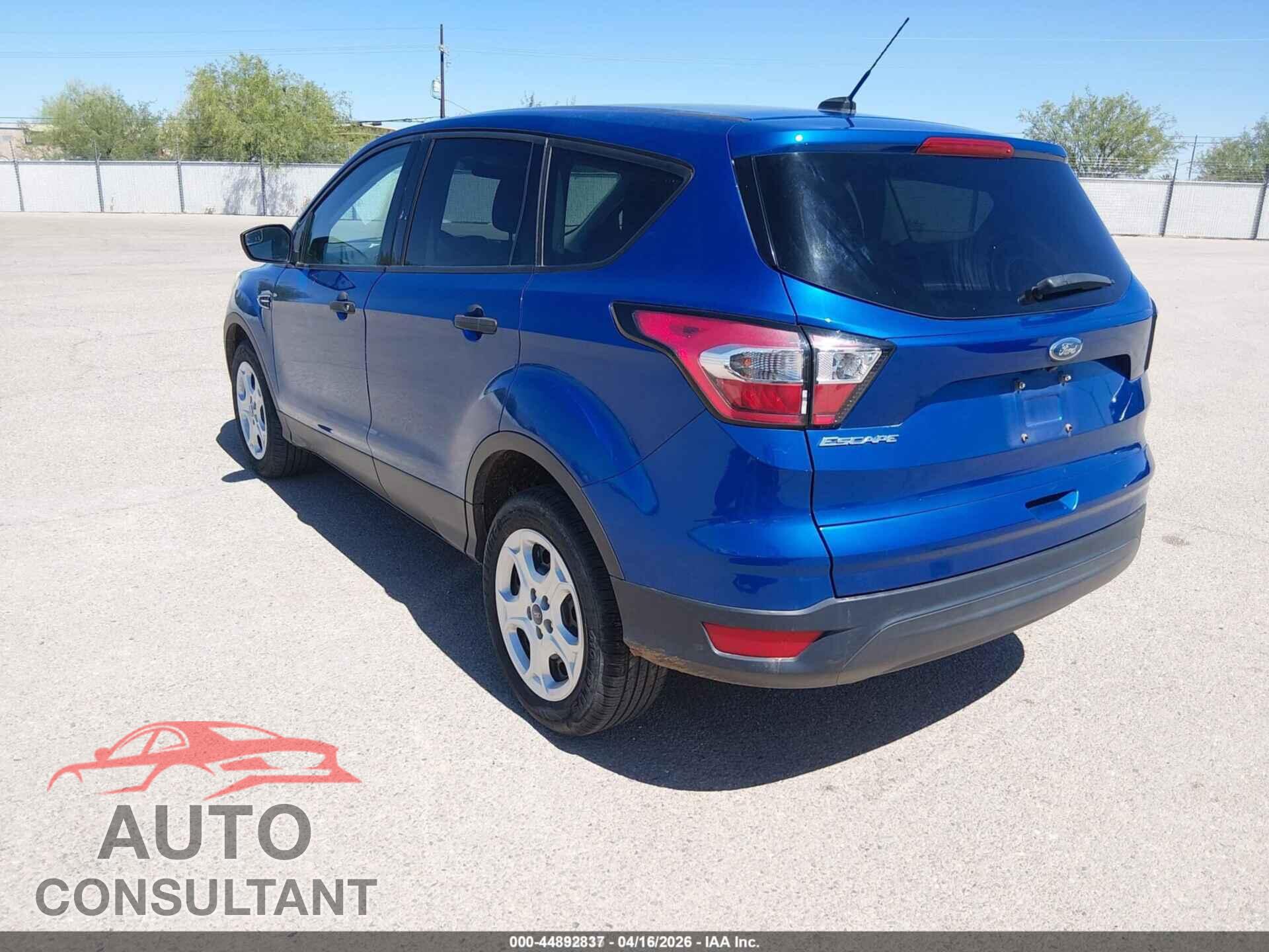 FORD ESCAPE 2017 - 1FMCU0F7XHUE50163