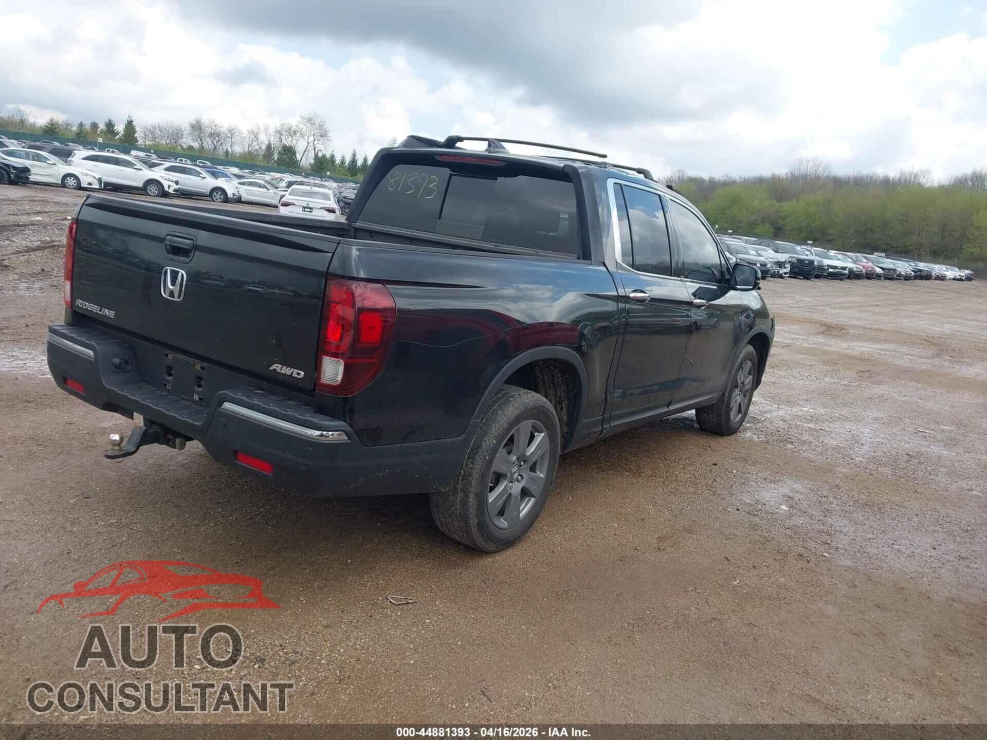 HONDA RIDGELINE 2020 - 5FPYK3F75LB004836