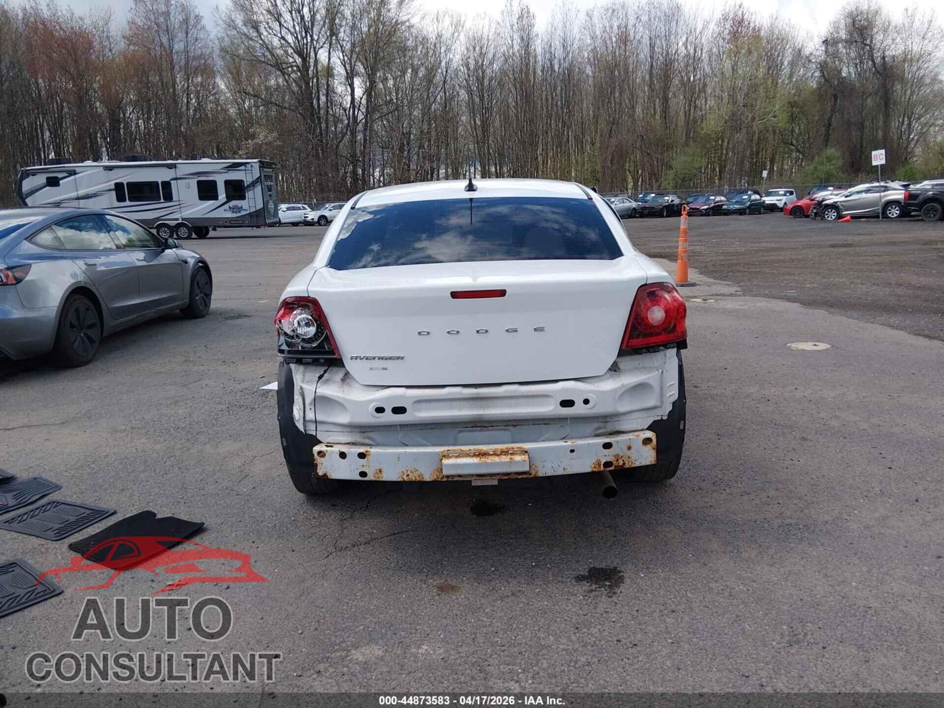 DODGE AVENGER 2013 - 1C3CDZAB9DN512164