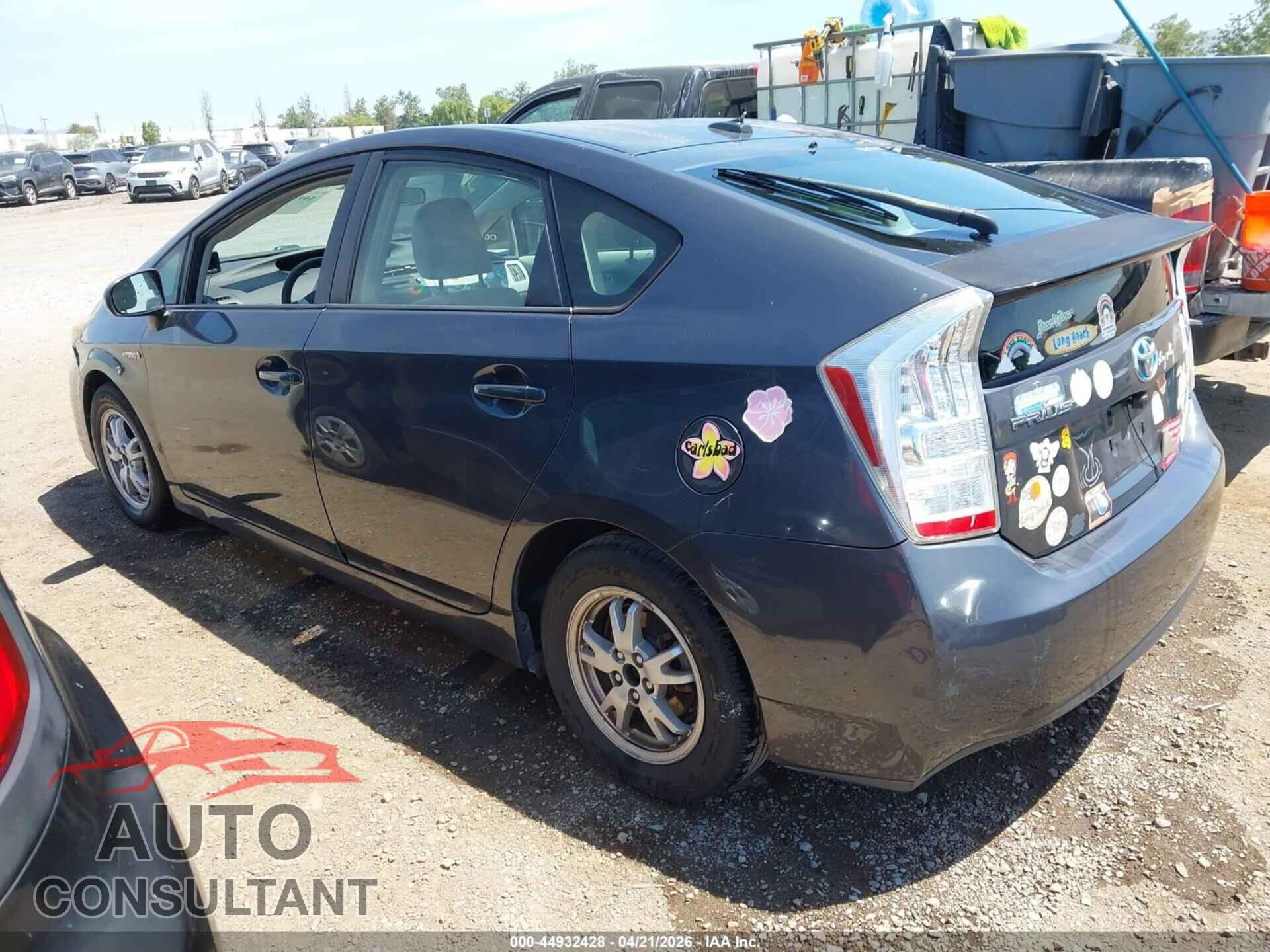 TOYOTA PRIUS 2011 - JTDKN3DU6B1401834