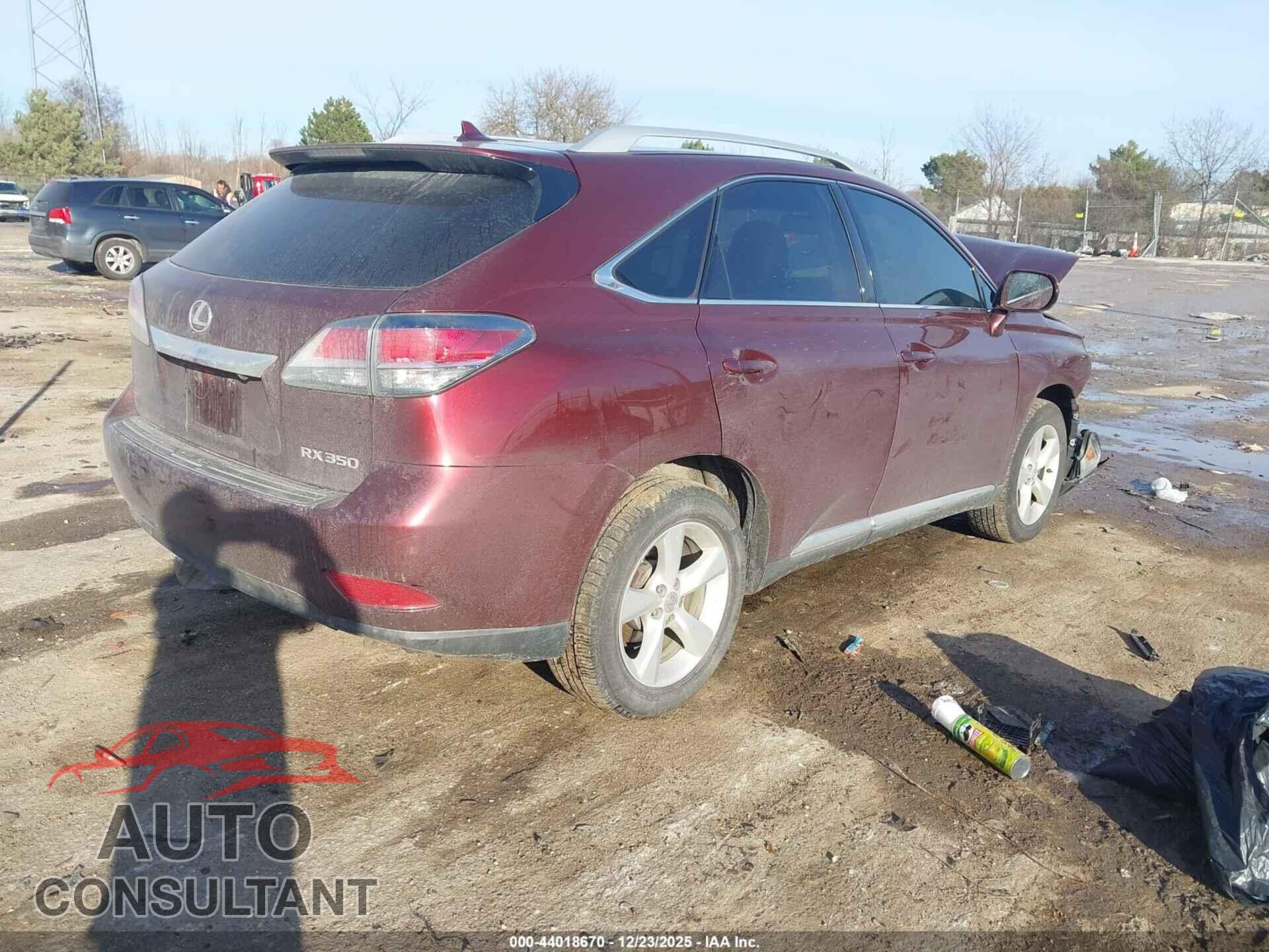 LEXUS RX 350 2013 - 2T2BK1BA3DC181214