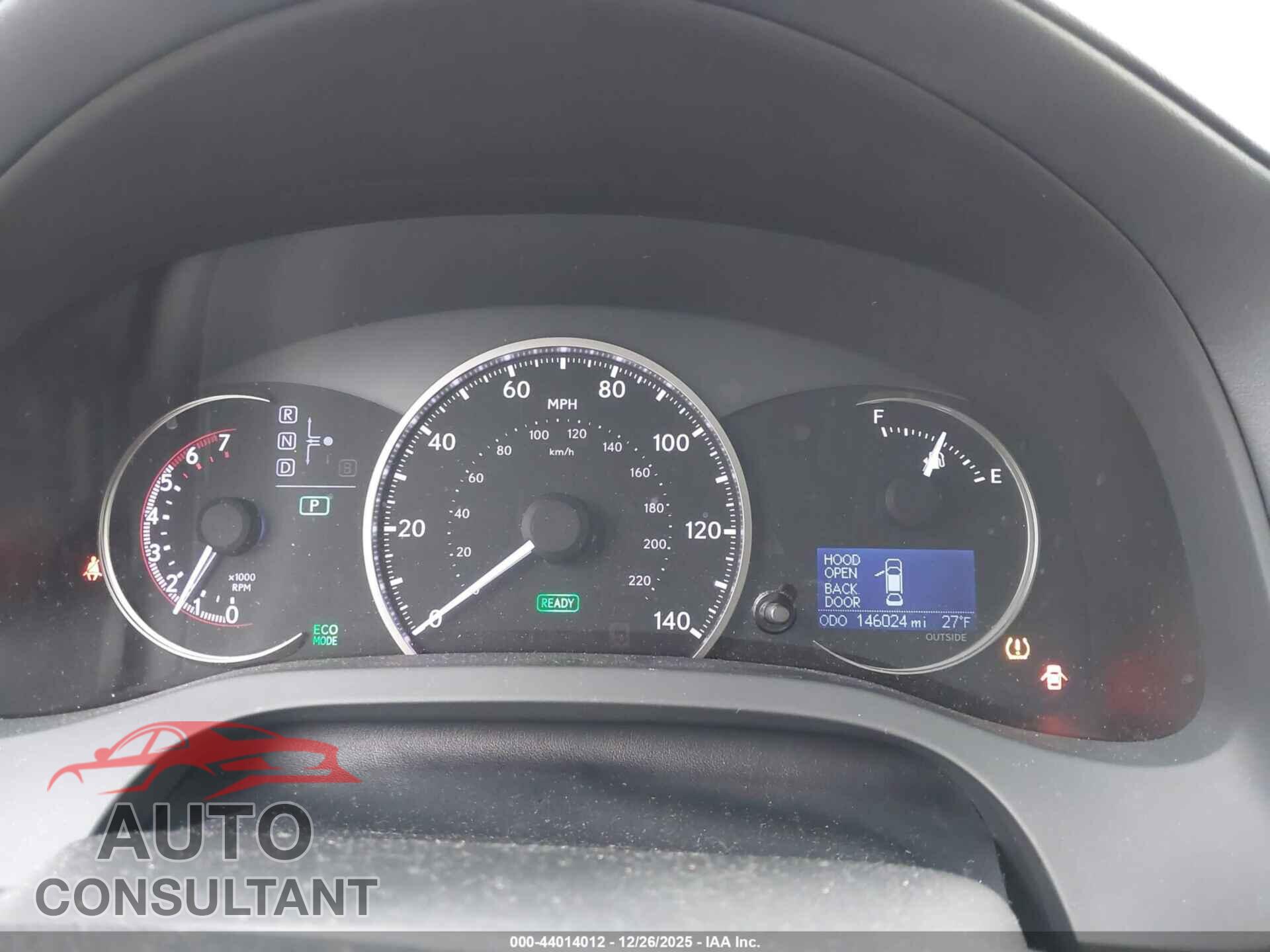 LEXUS CT 200H 2014 - JTHKD5BH4E2198816