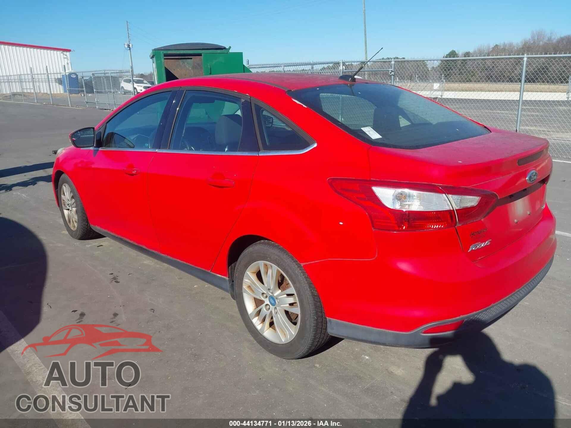 FORD FOCUS 2012 - 1FAHP3H27CL205104