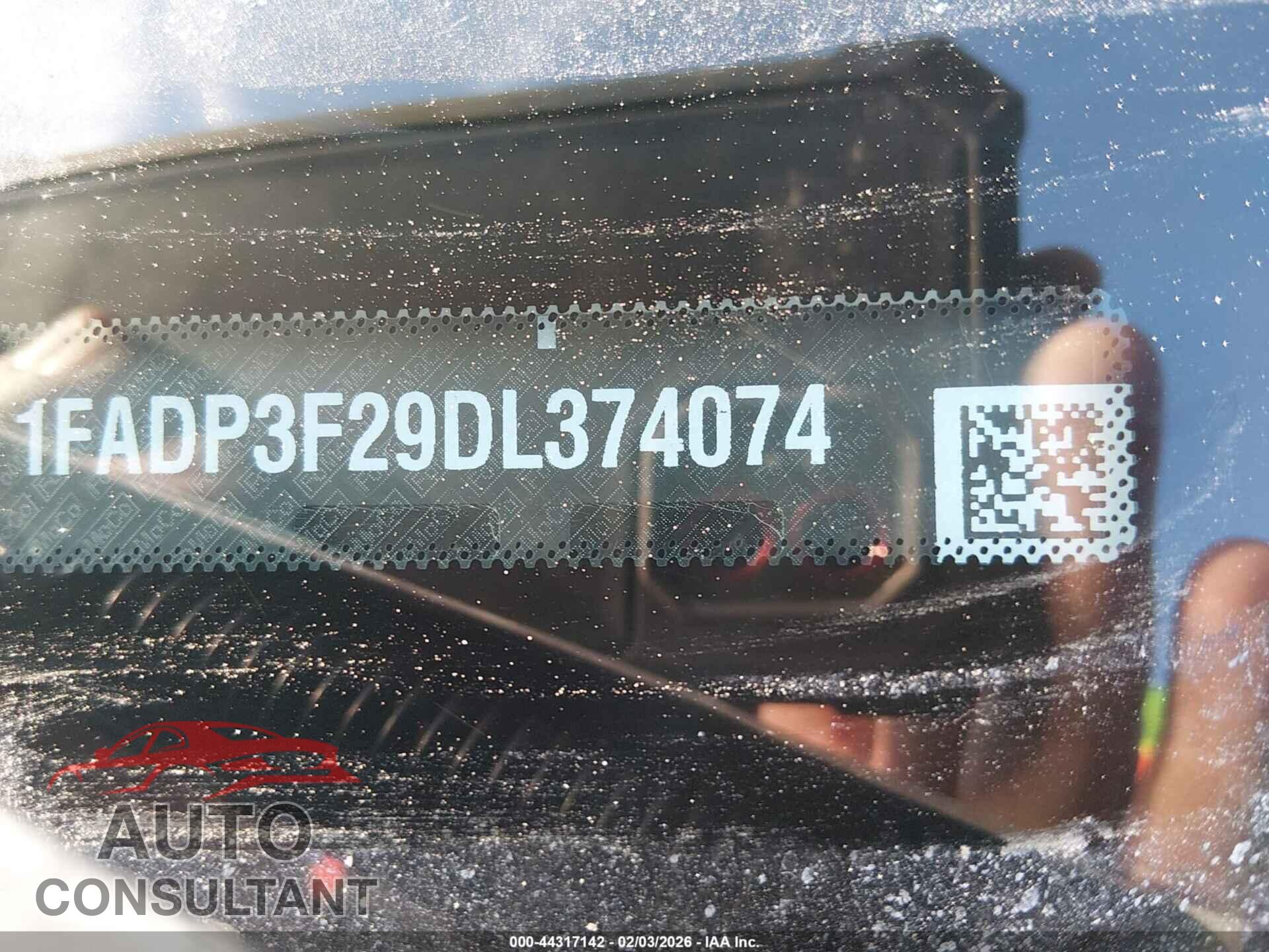 FORD FOCUS 2013 - 1FADP3F29DL374074