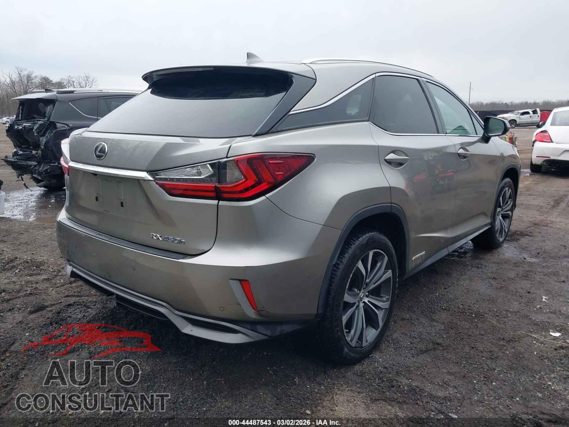 LEXUS RX 450H 2017 - 2T2BGMCA8HC009588