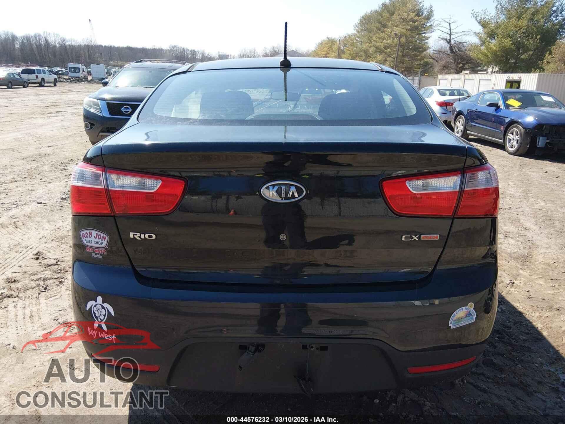 KIA RIO 2013 - KNADN4A36D6114040