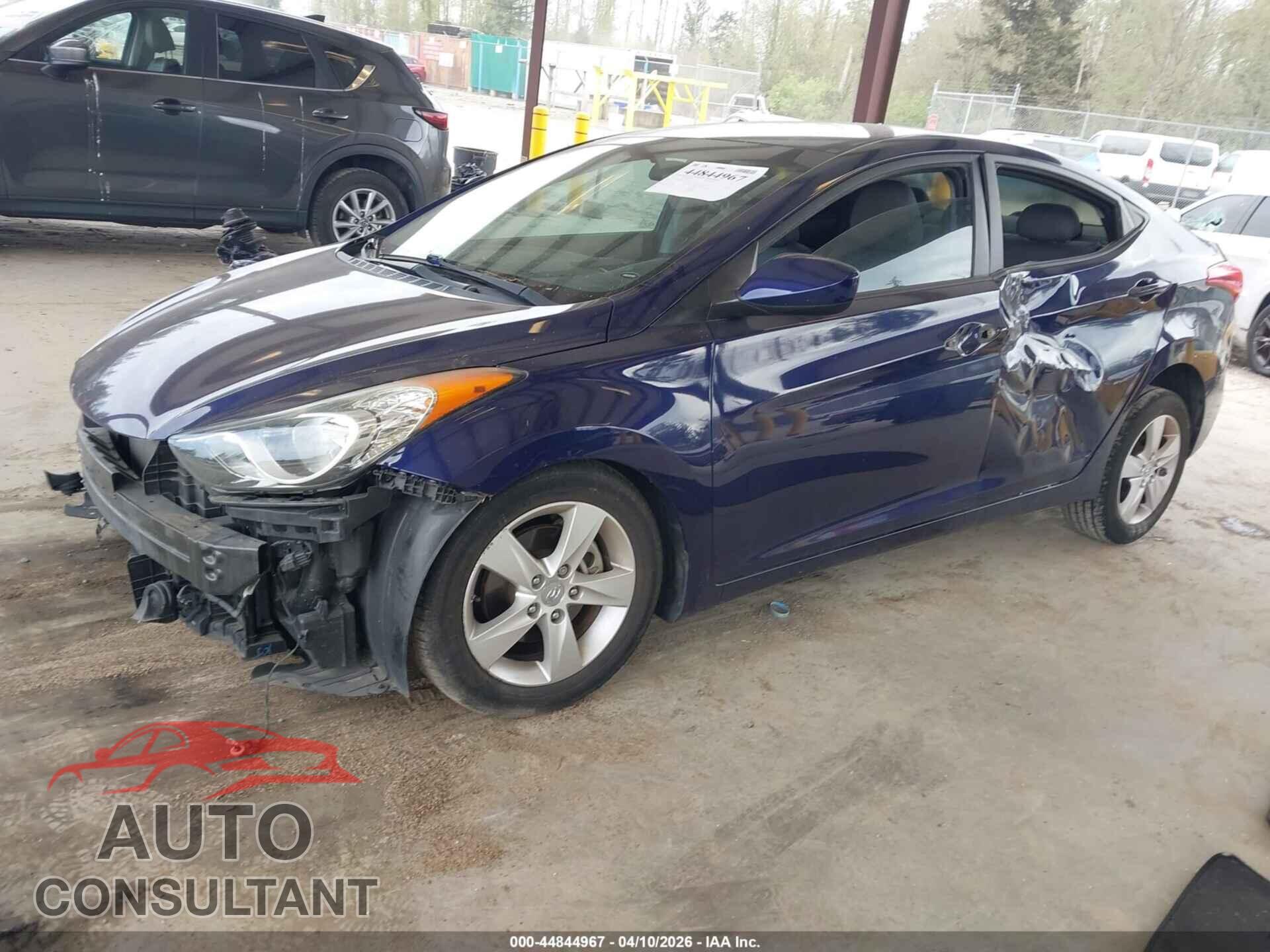 HYUNDAI ELANTRA 2012 - 5NPDH4AEXCH110928