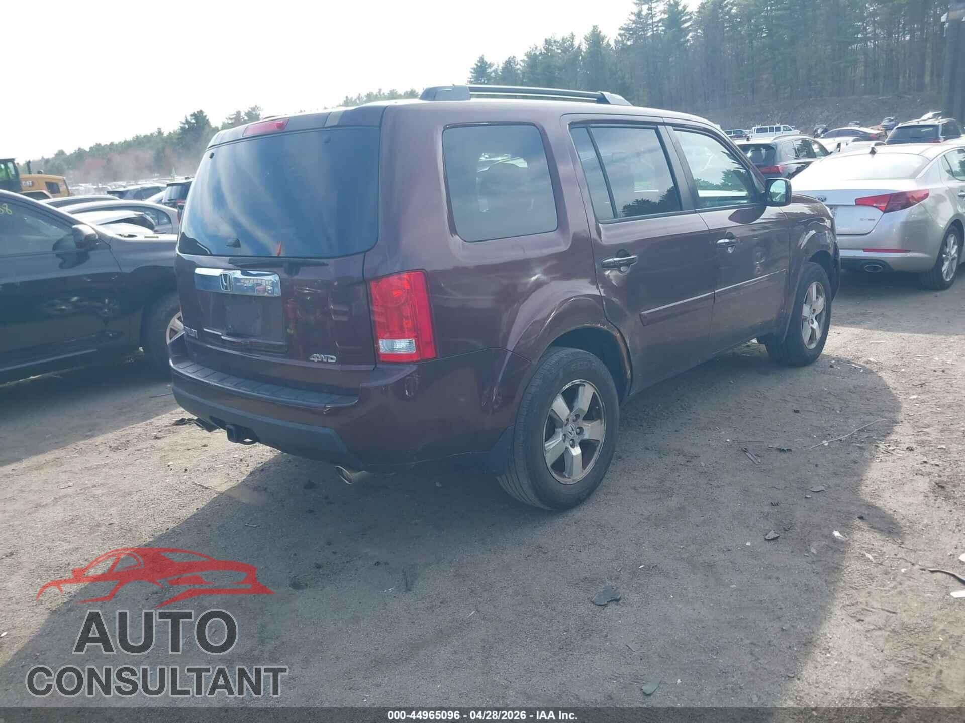 HONDA PILOT 2011 - 5FNYF4H56BB091675