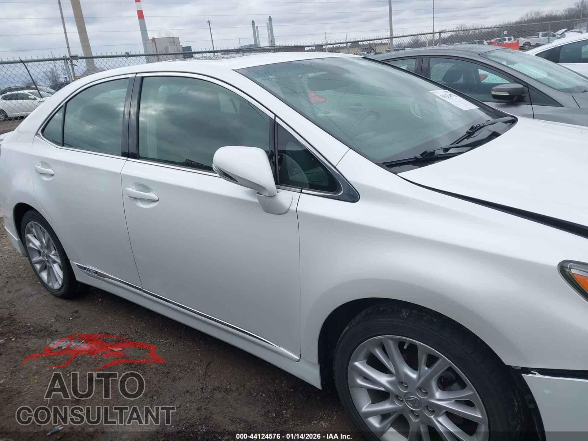 LEXUS HS 250H 2012 - JTHBB1BA3C2049084