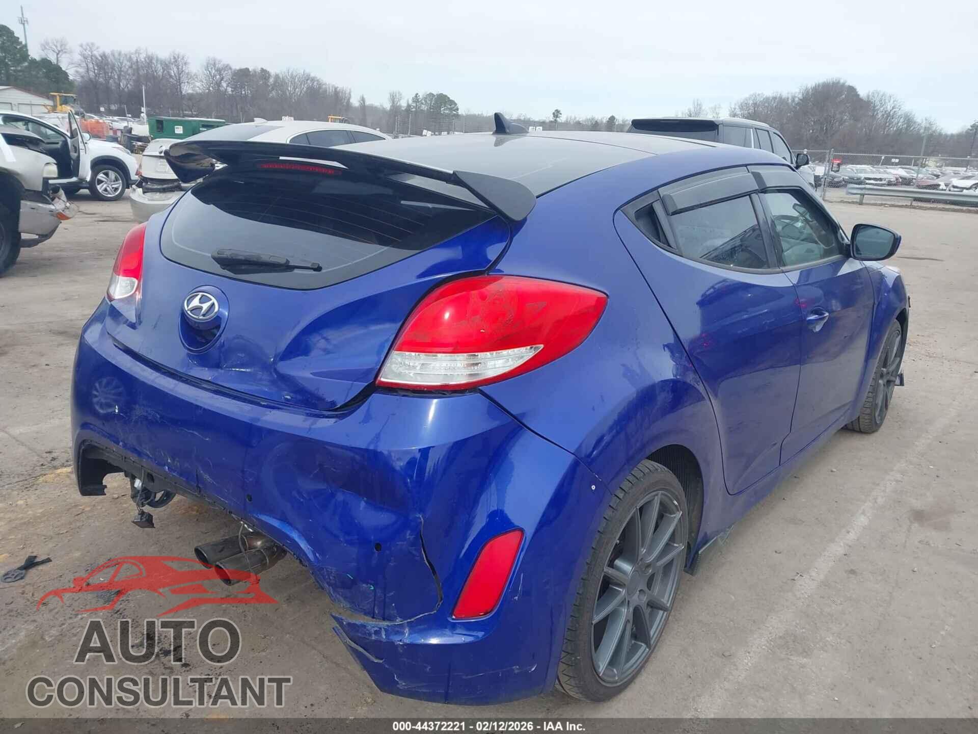 HYUNDAI VELOSTER 2012 - KMHTC6AD5CU071390