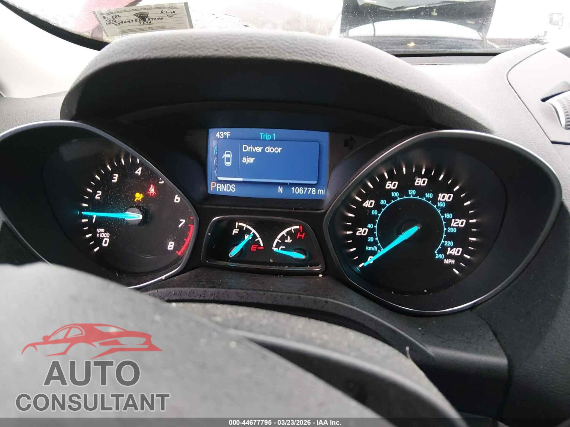 FORD ESCAPE 2014 - 1FMCU9G97EUB57708