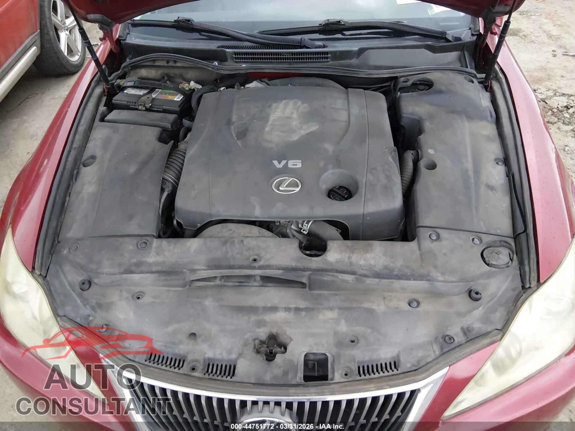 LEXUS IS 250 2010 - JTHBF5C29A5124272