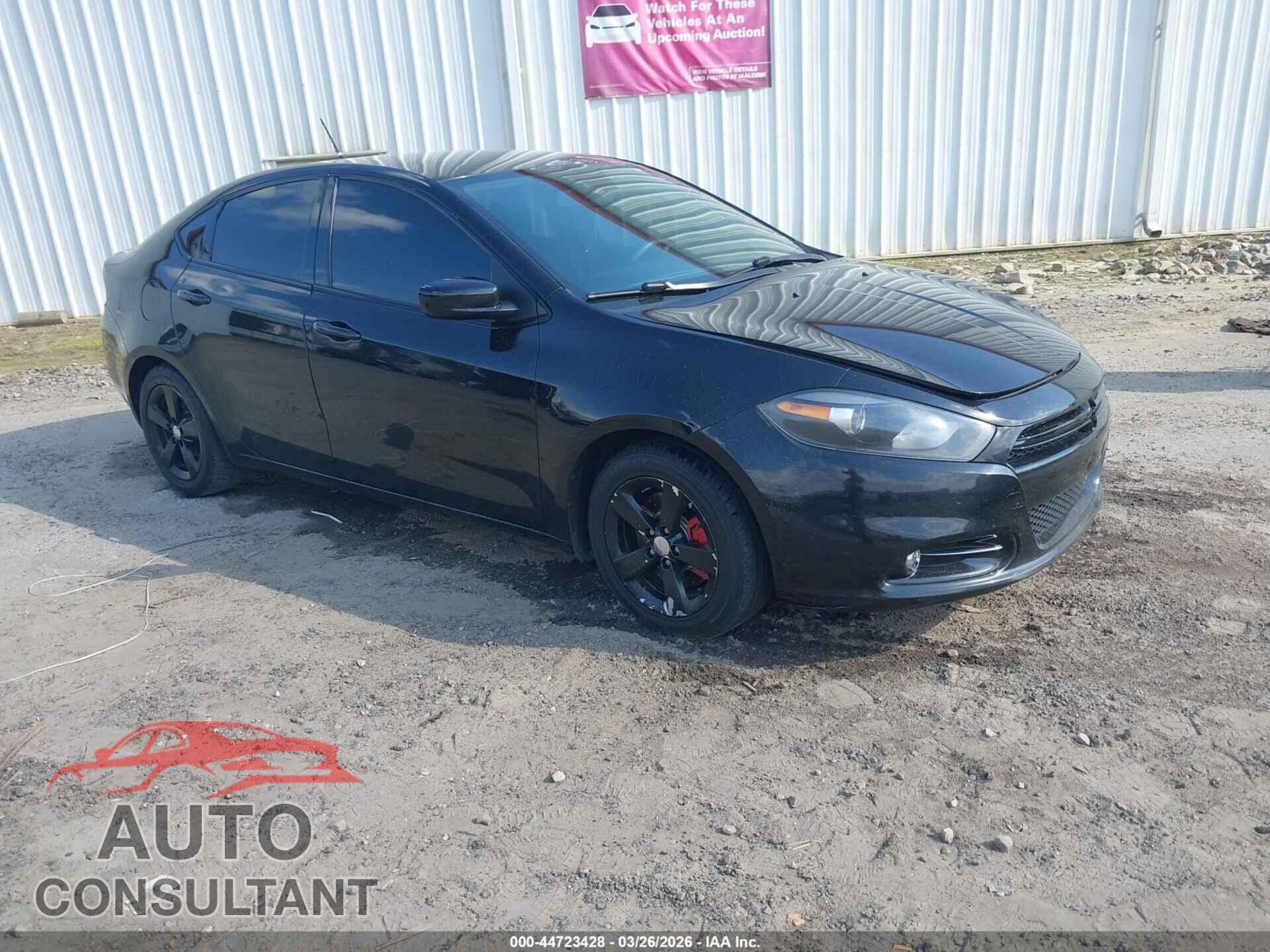DODGE DART 2015 - 1C3CDFBB7FD200141