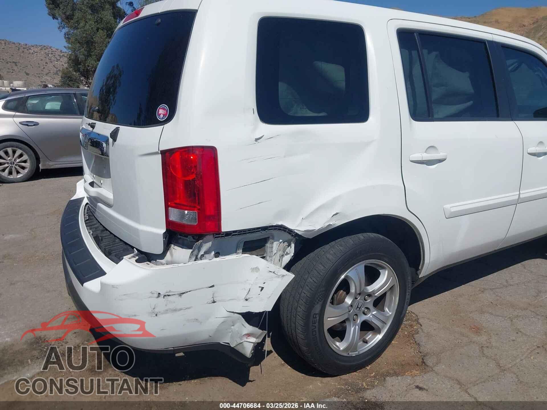 HONDA PILOT 2013 - 5FNYF3H55DB042139