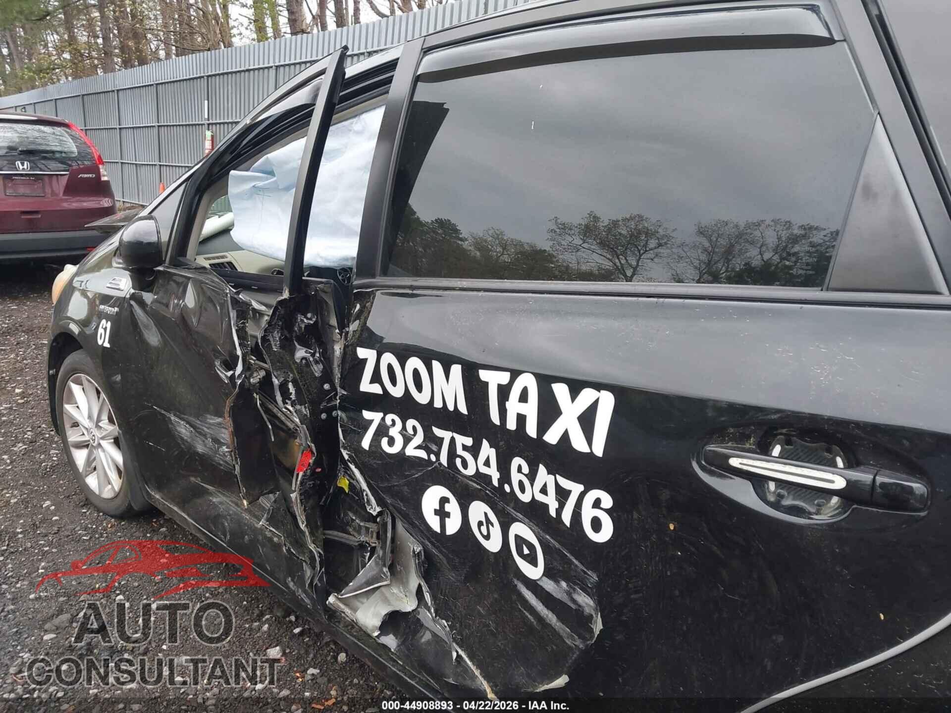 TOYOTA PRIUS V 2012 - JTDZN3EU9C3171113