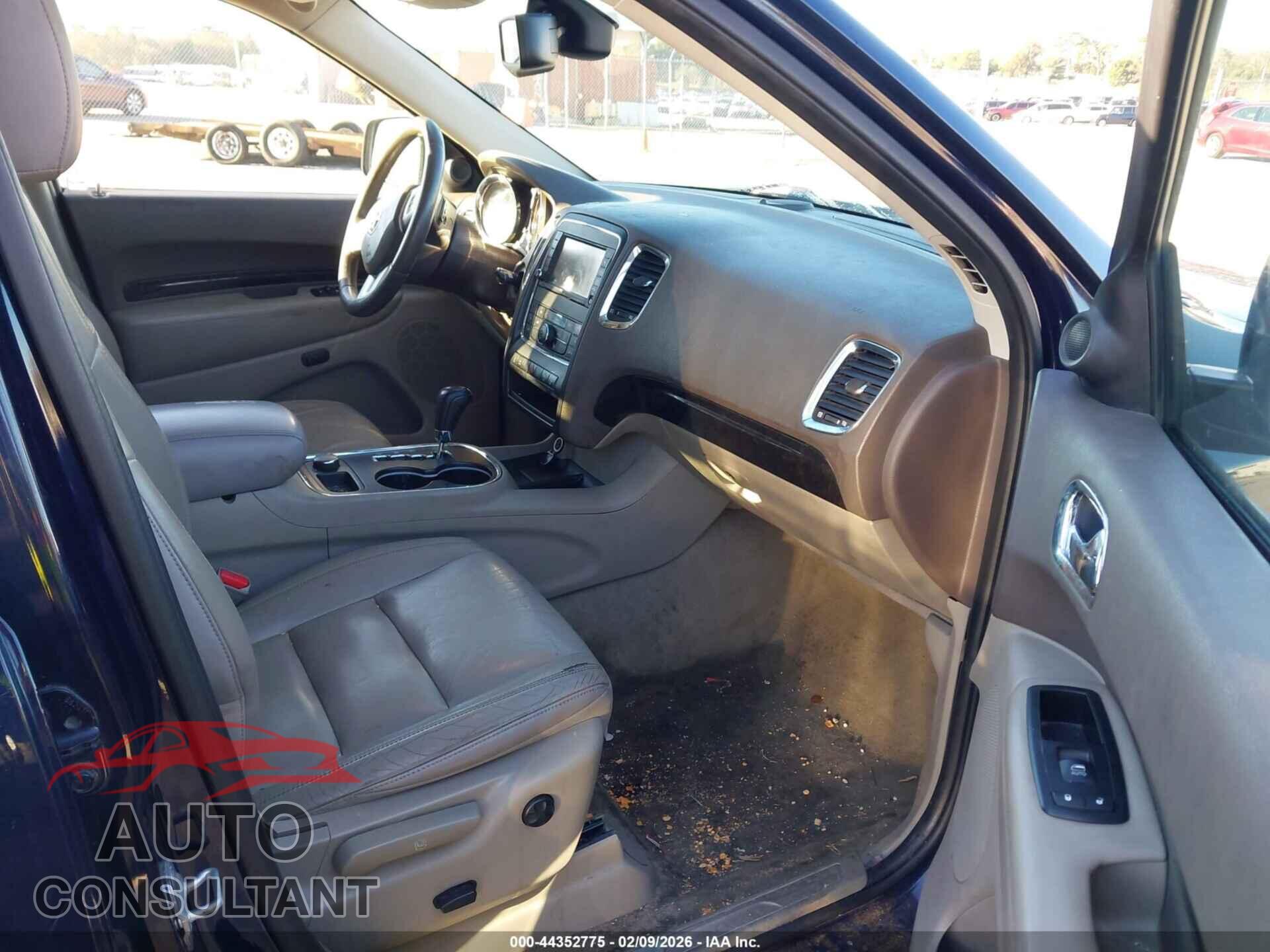 DODGE DURANGO 2012 - 1C4SDJDT0CC163600