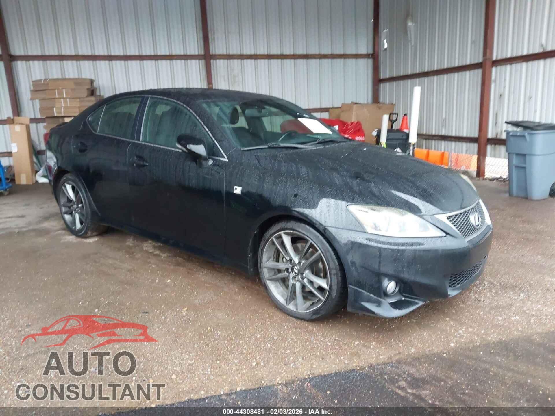LEXUS IS 250 2012 - JTHBF5C26C5168765