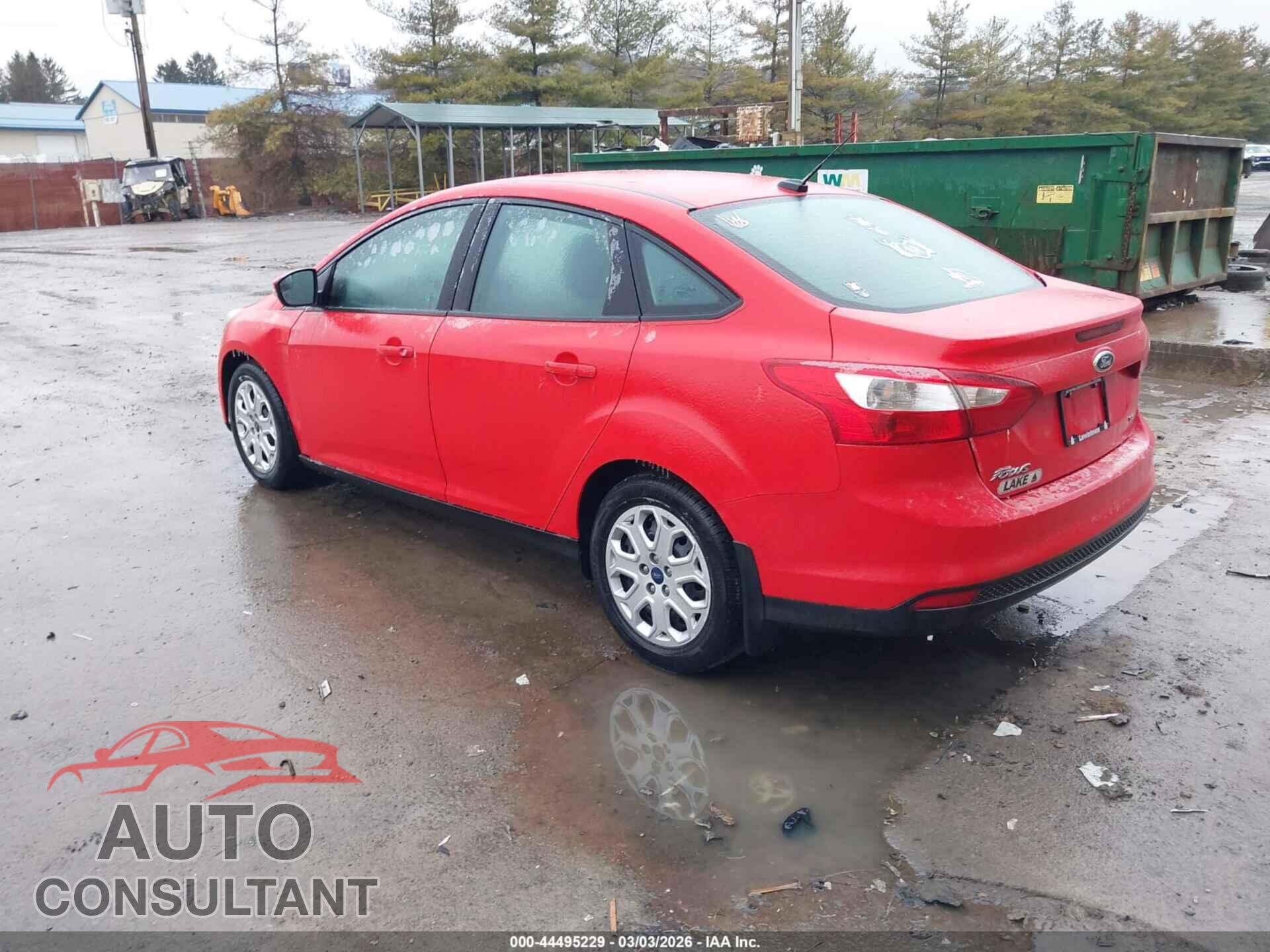 FORD FOCUS 2012 - 1FAHP3F26CL446462