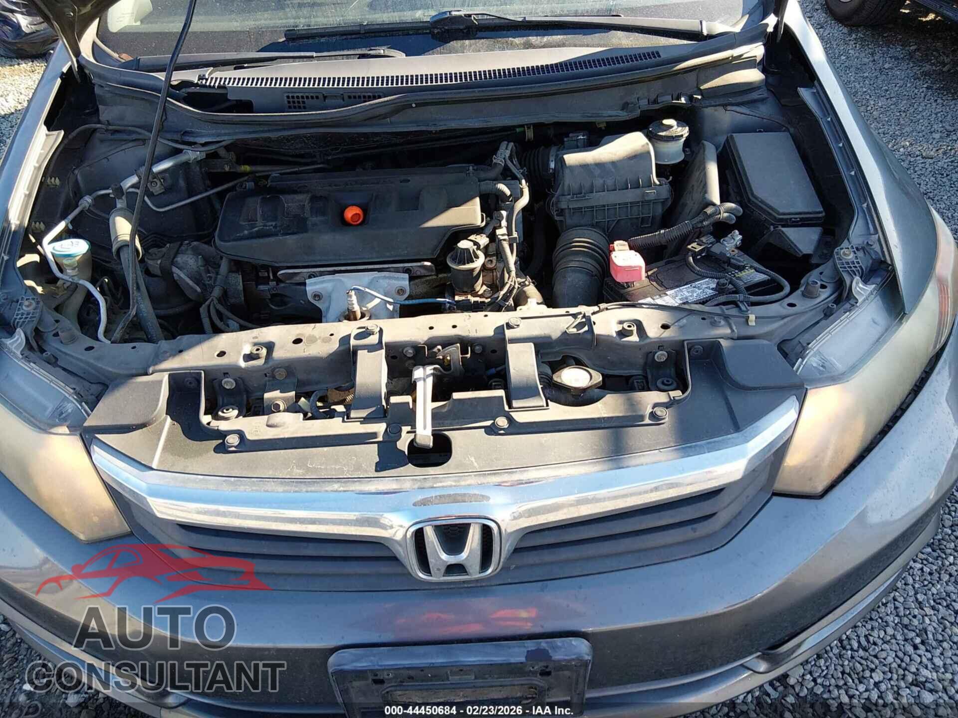 HONDA CIVIC 2012 - 19XFB2F83CE028092