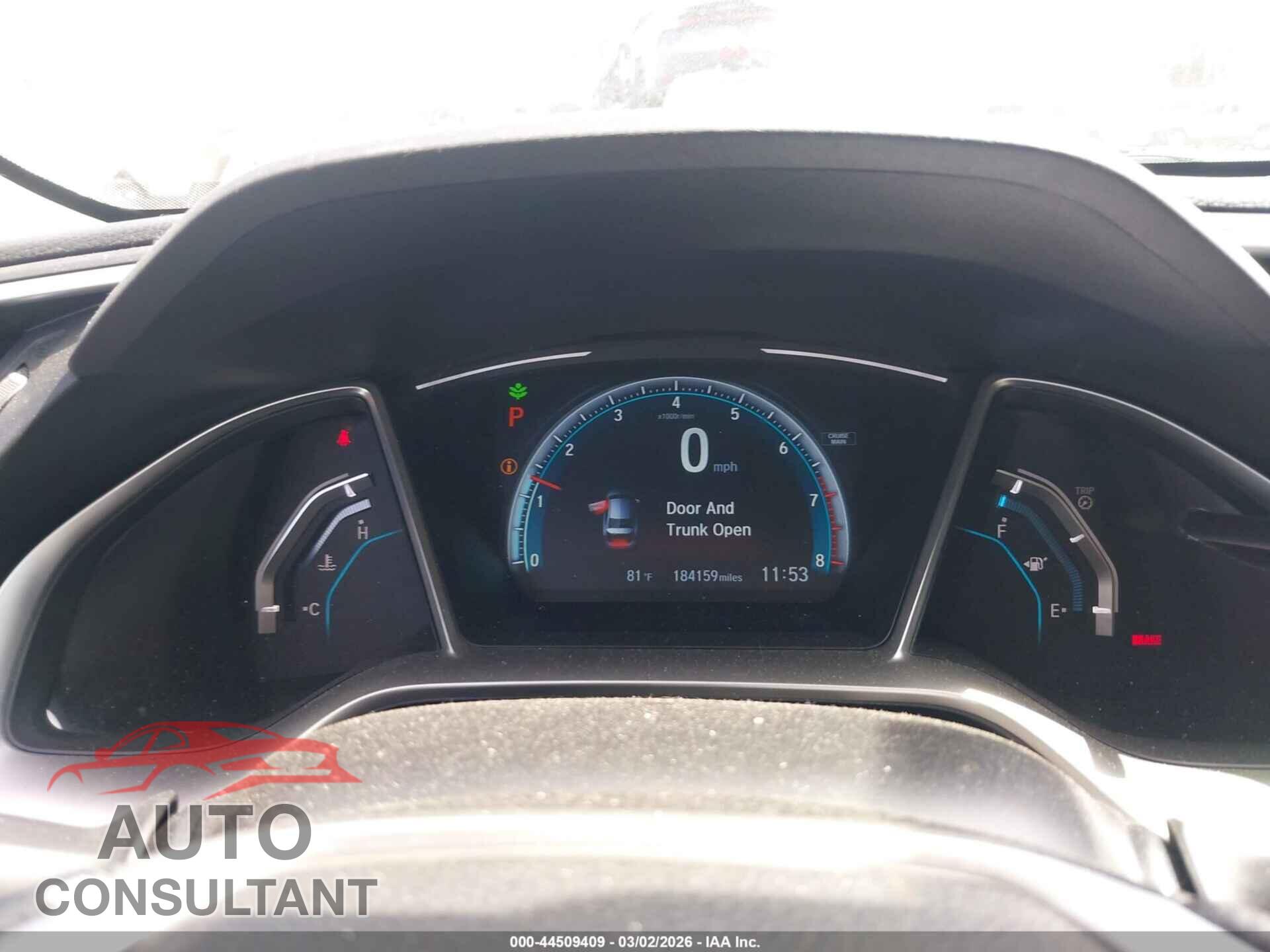 HONDA CIVIC 2017 - 2HGFC2F7XHH516800